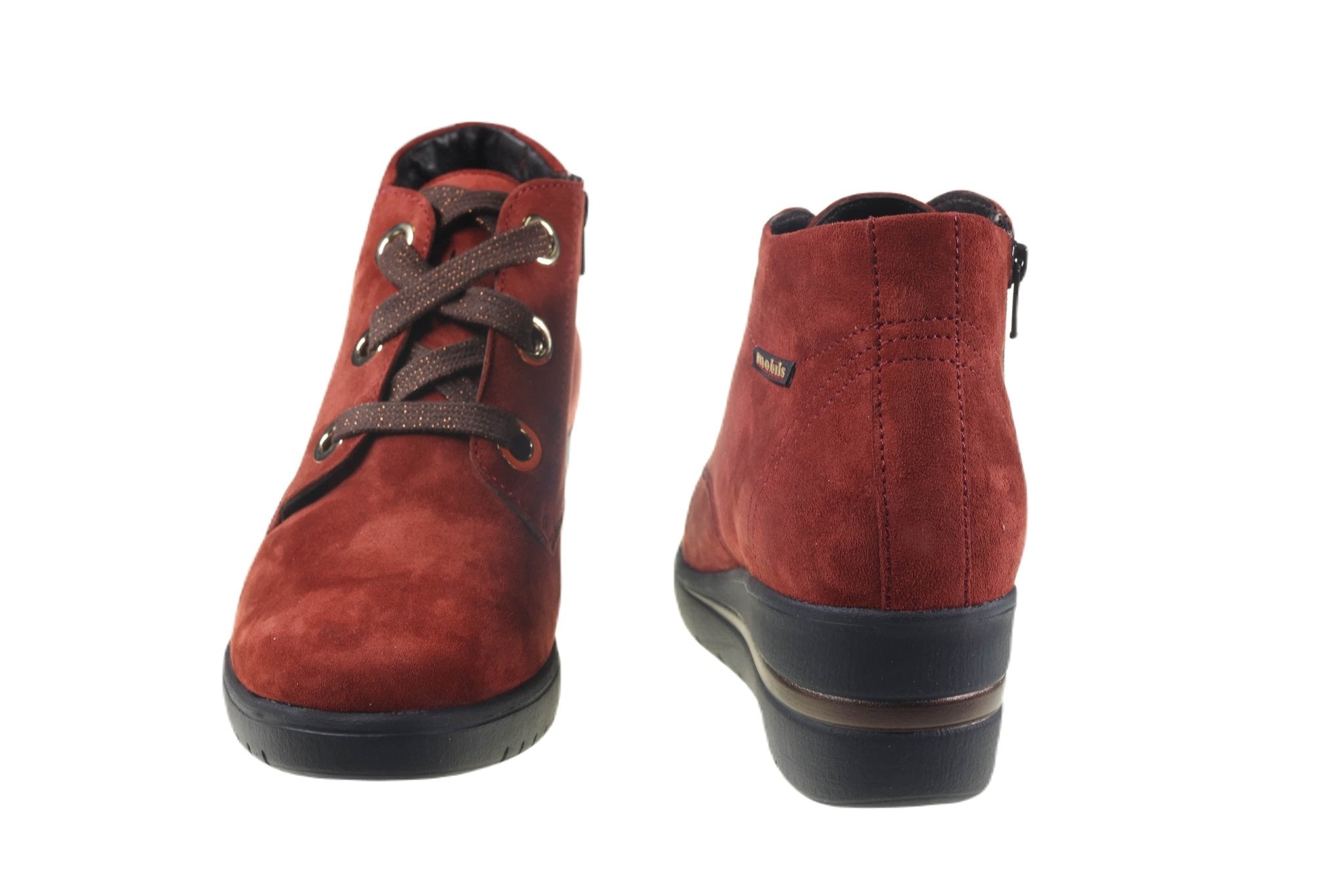 Dameslaars 'Peryne' met brede pasvorm (H) - Rood - ChaplinshoesDameslaars 'Peryne' met brede pasvorm (H) - RoodMephisto