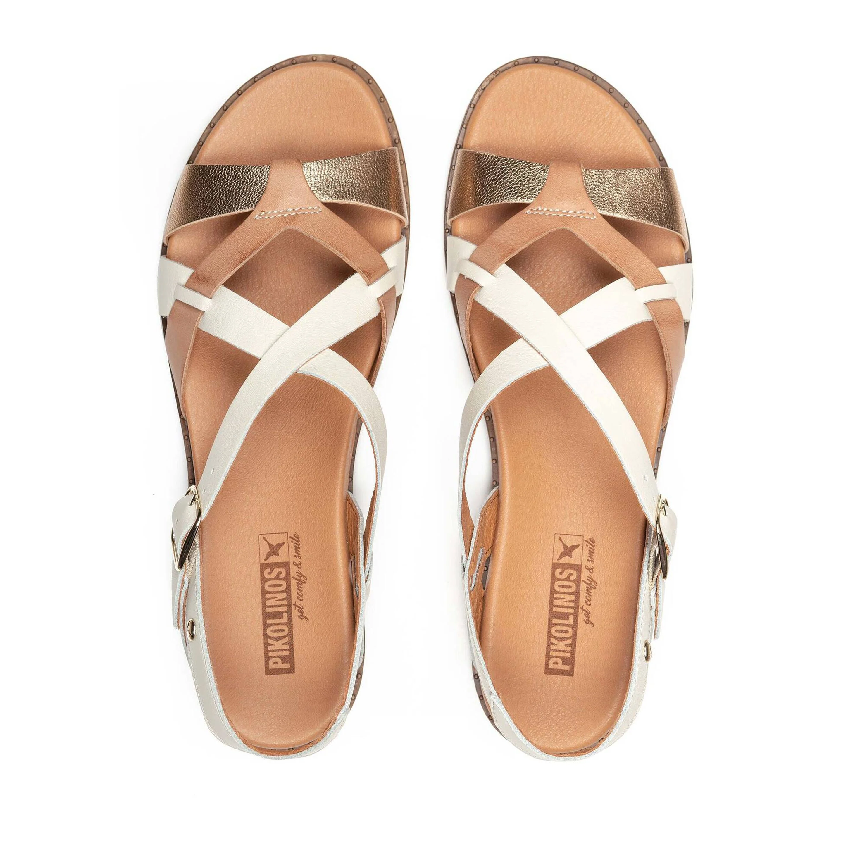 Damensandale 'Formentera' - weiß