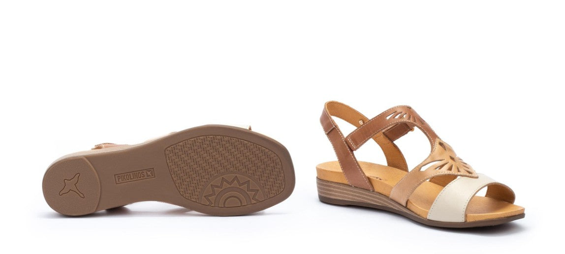 W5N-0588C1 Damensandale – Cremeweiß-Mix