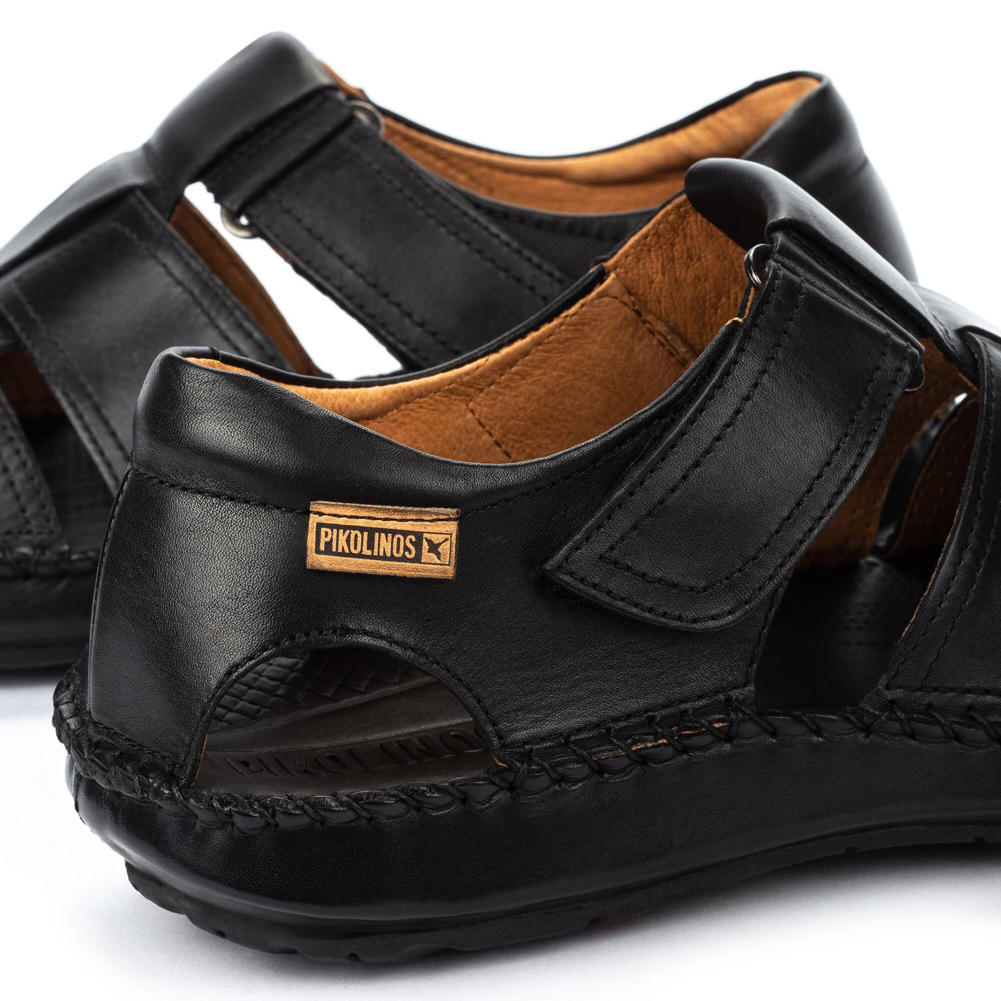 Sandalia zapato hombre 'Tarifa' - negro