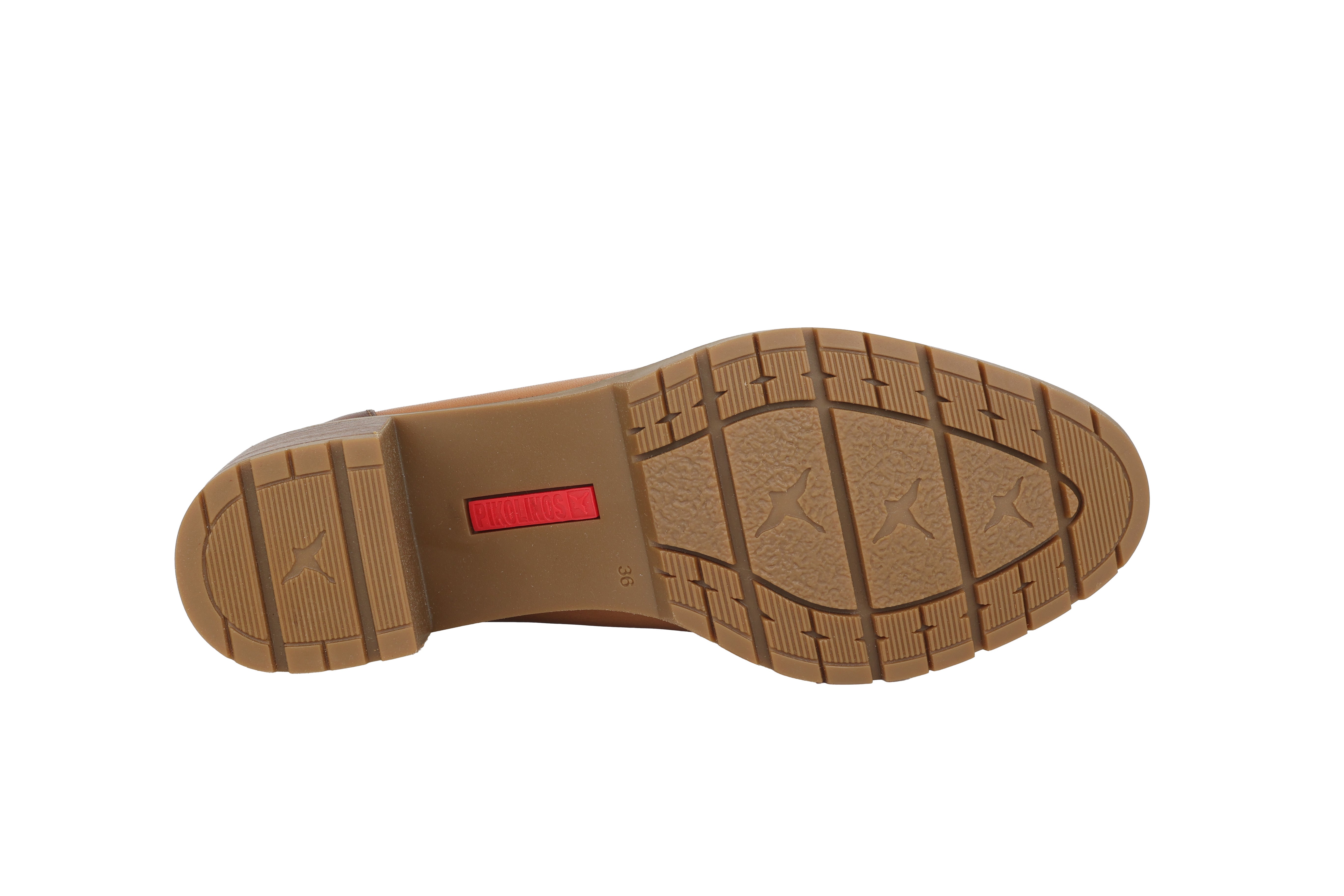 'Llanes' femminile scarpe con tacco - Mandorla bruna