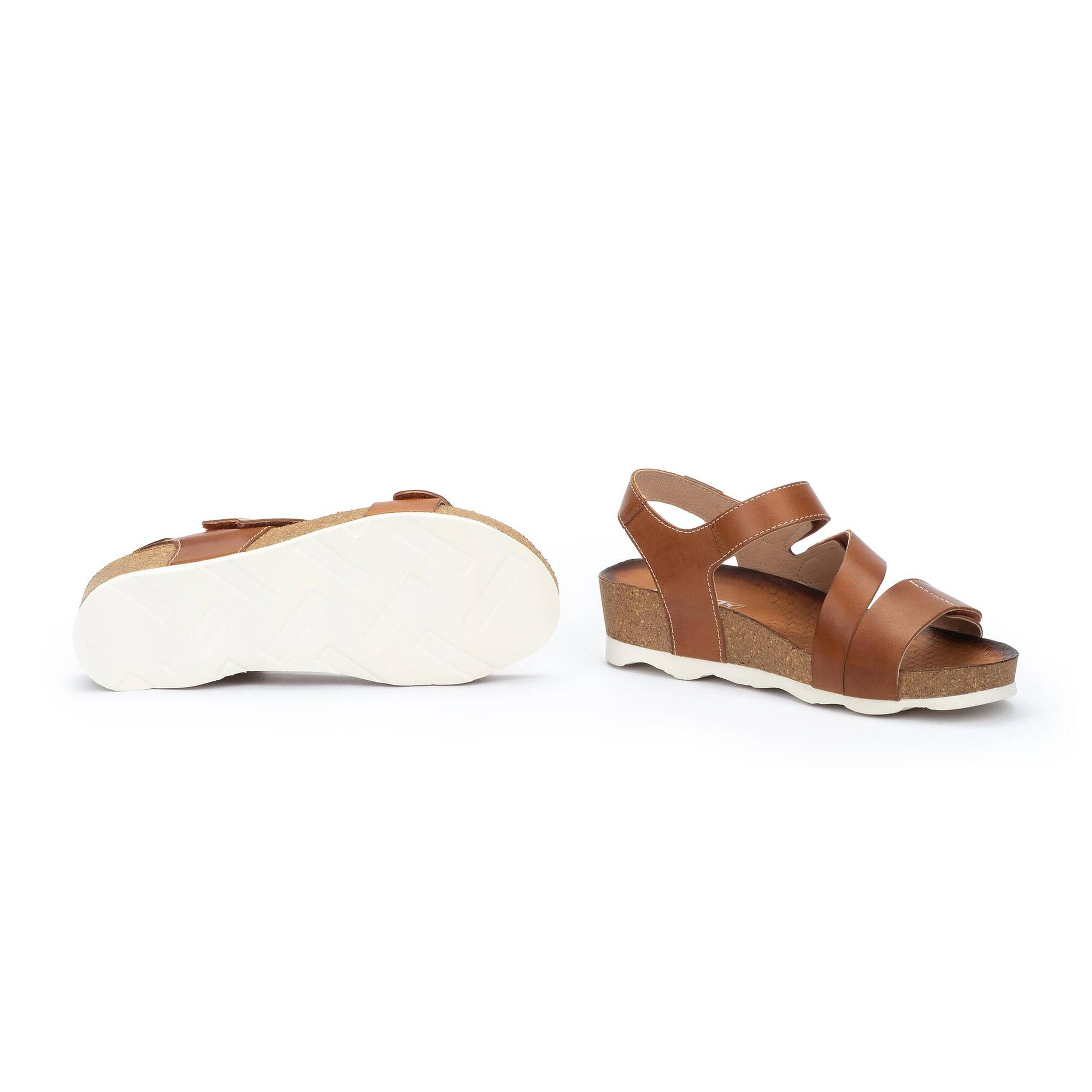 'Mahon' women's platform sandal - brown
