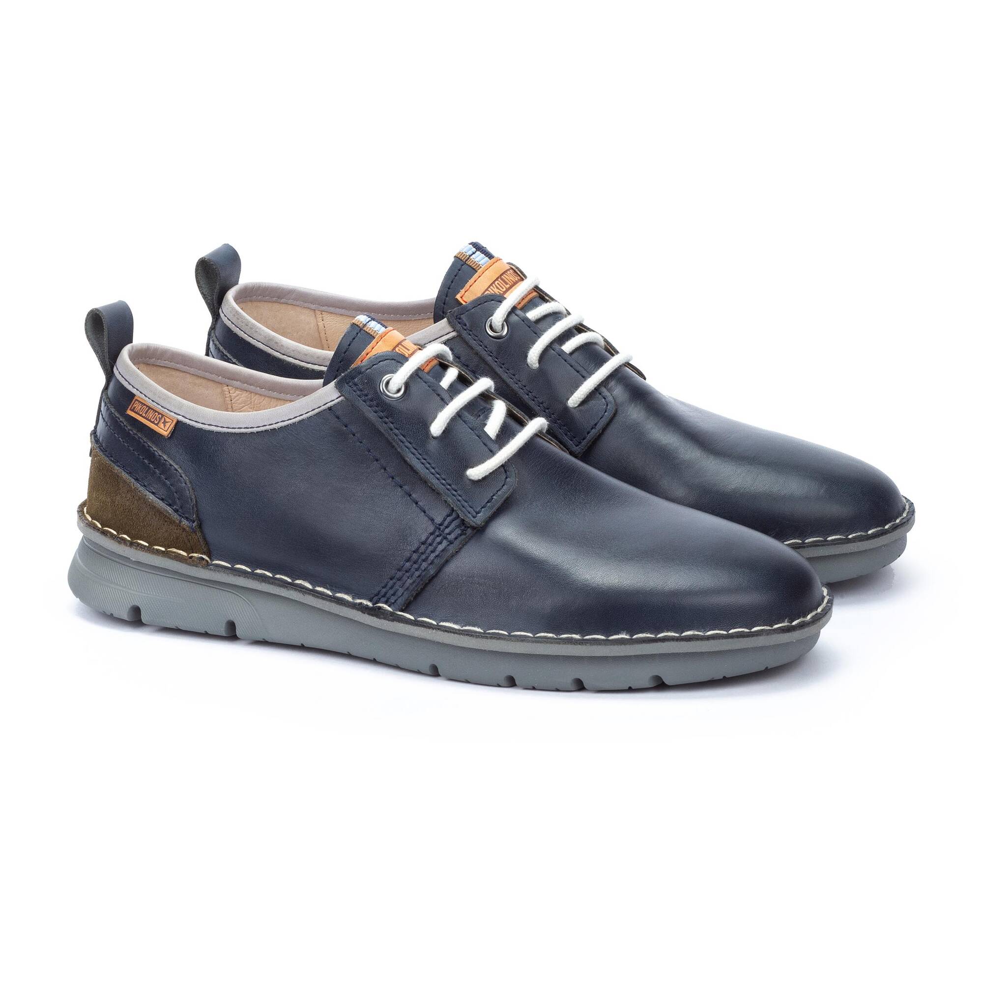 'Rivas' men's lace-up shoe - blue