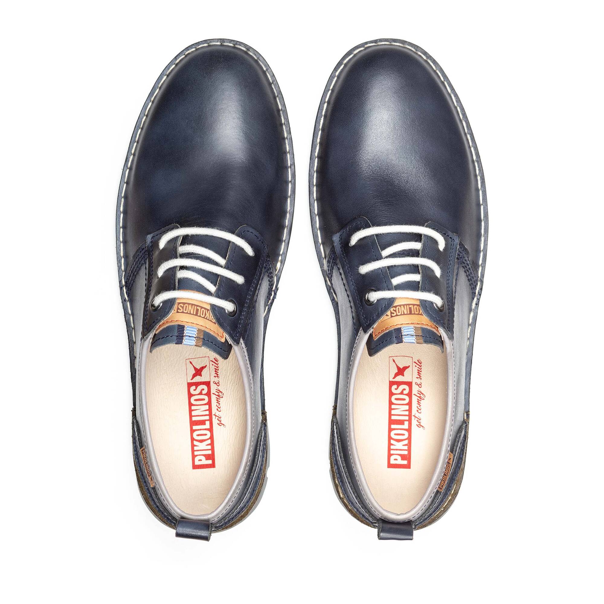'Rivas' men's lace-up shoe - blue