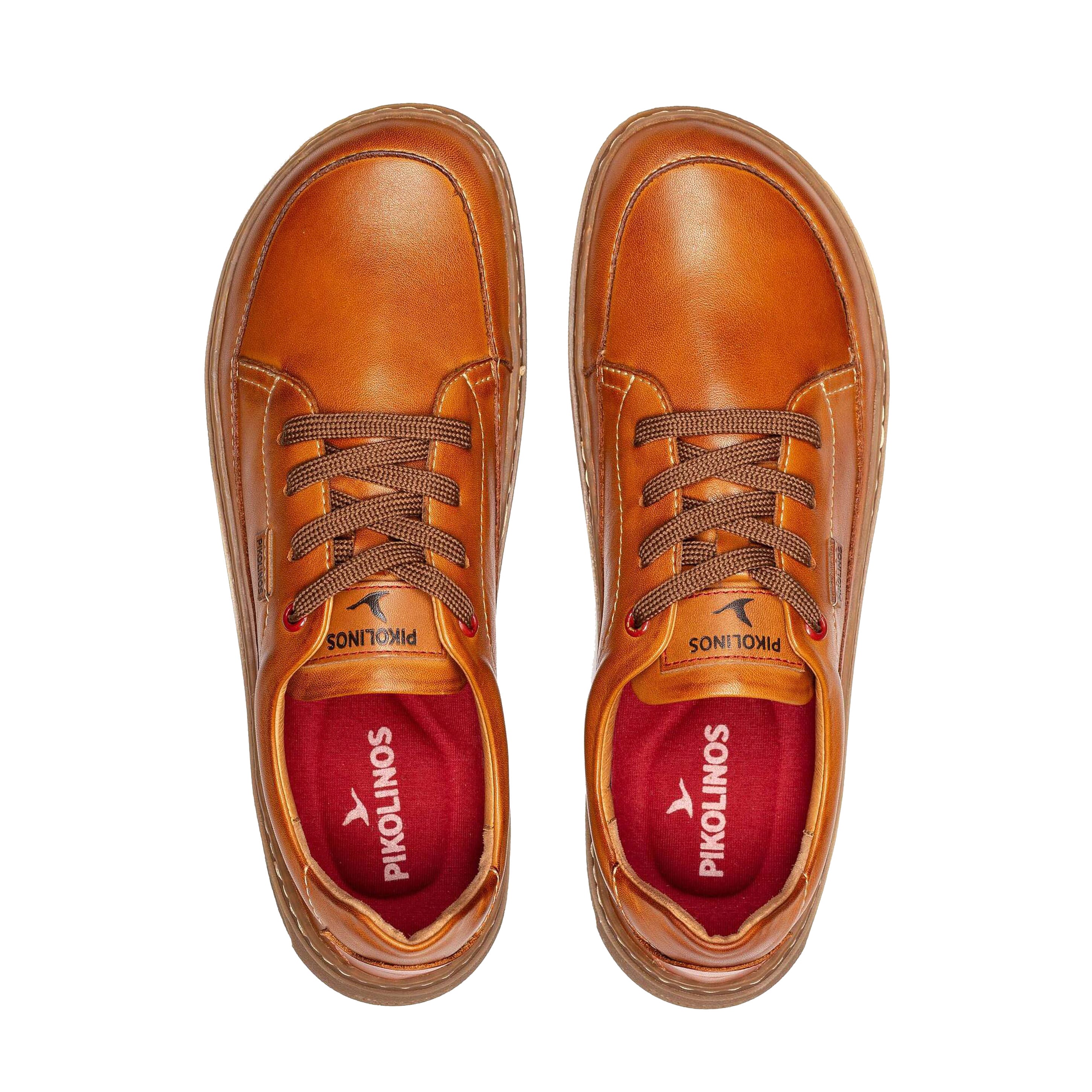 Chaussure à lacets pieds nus pour homme 'Aranjuez' - Marron