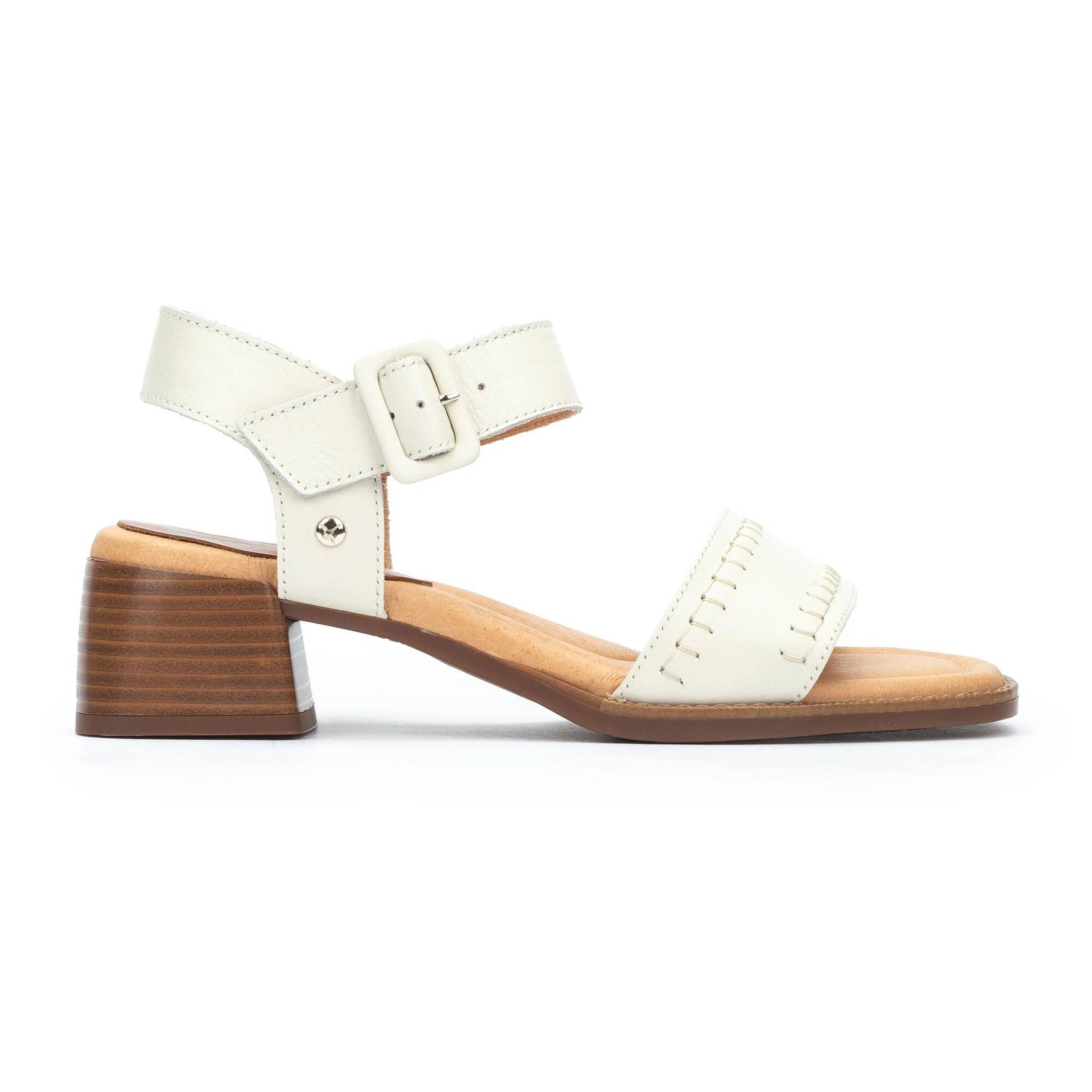 Damessandaal 'Oliva' - gebroken wit