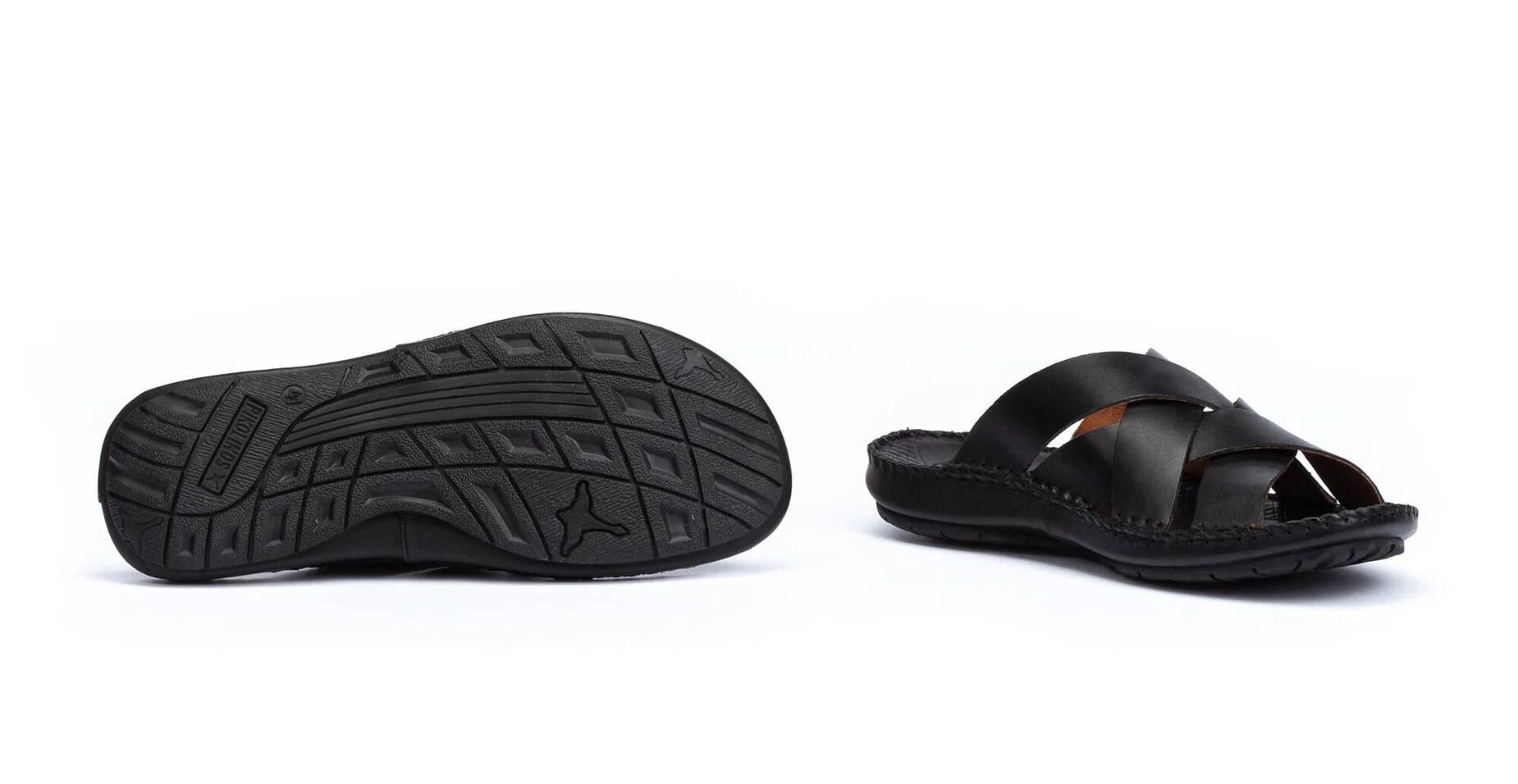 Herensandaal 'Tarifa' - zwart