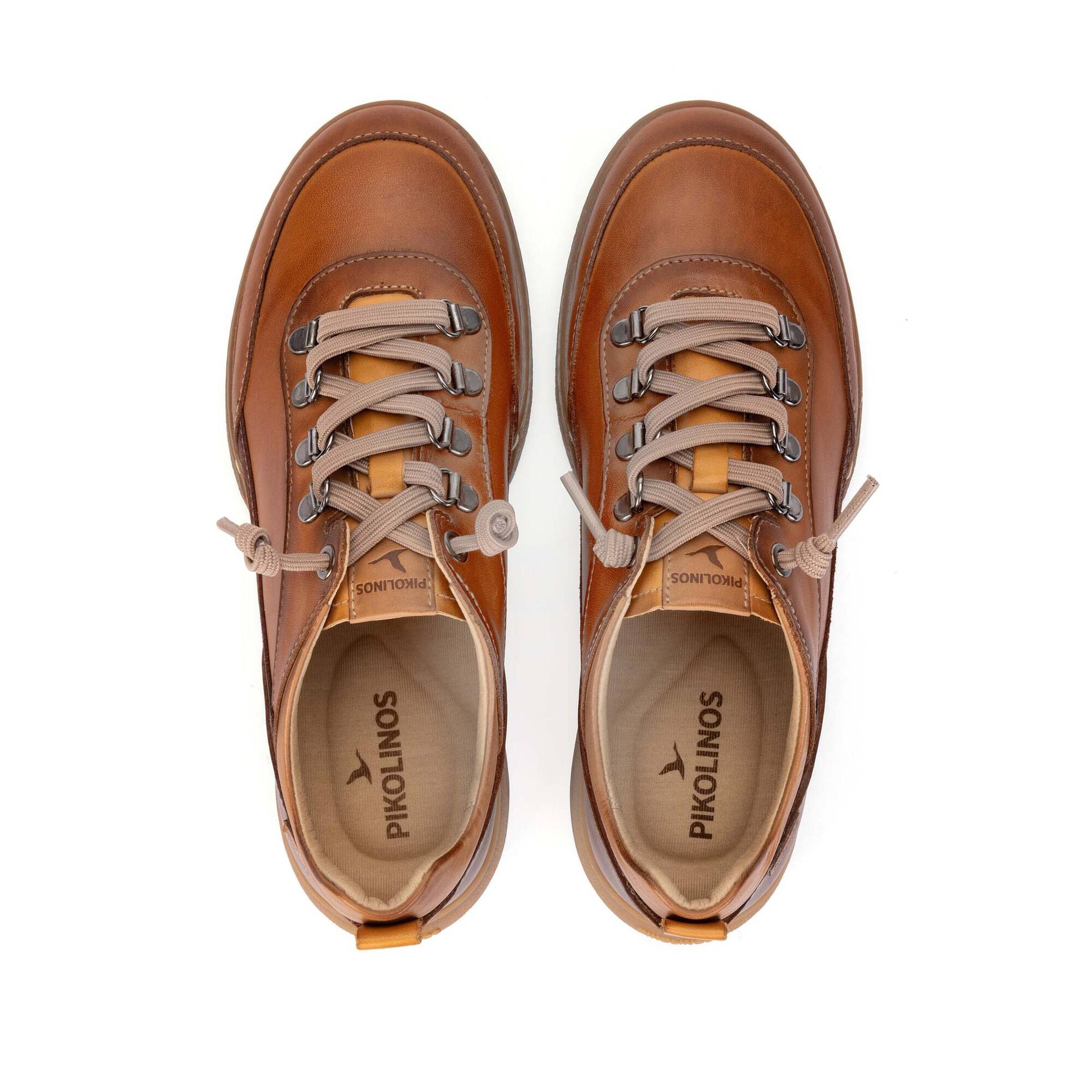 Niedriger Damen-Schnürsneaker 'Viana' - Braun