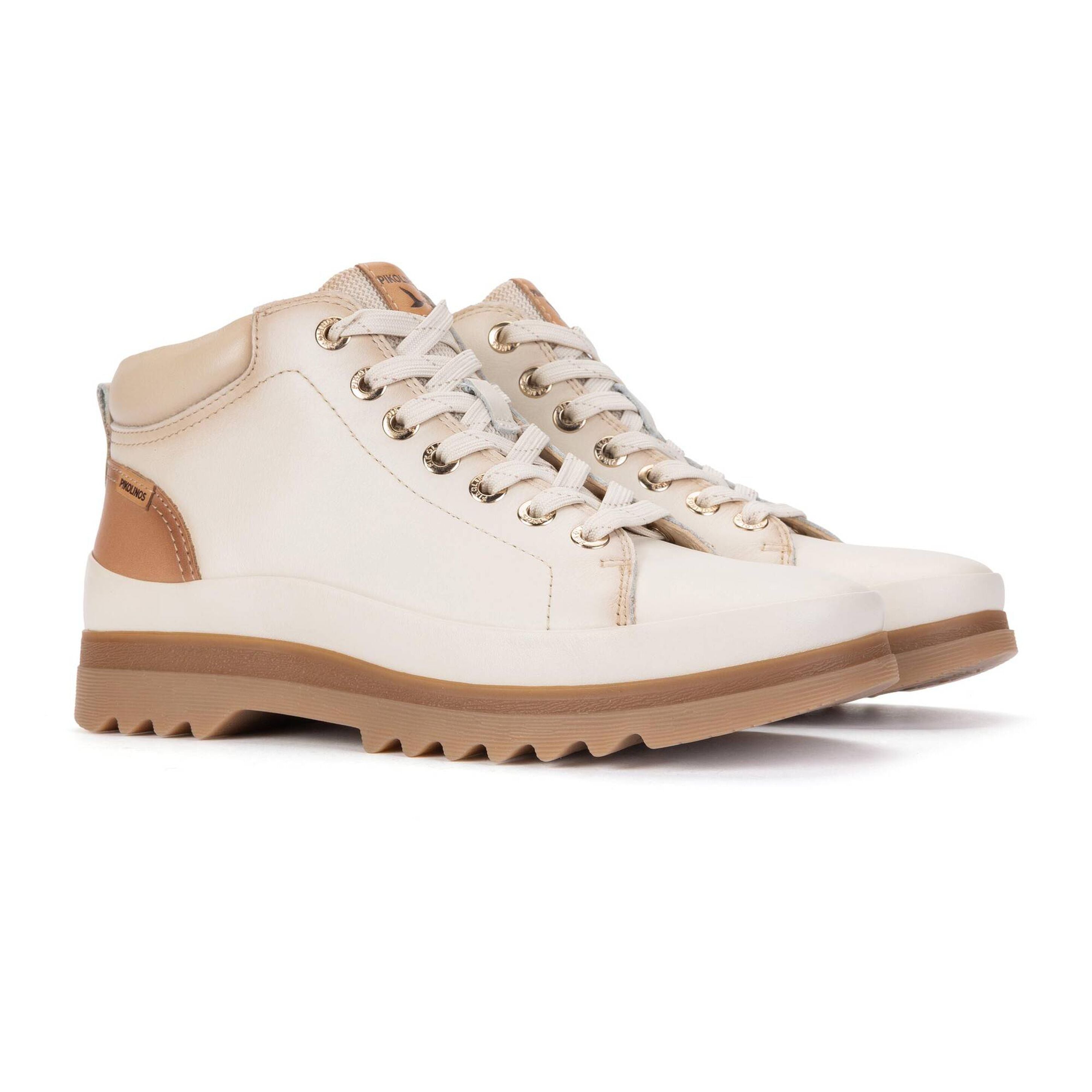 'Vigo' women's boot-syle sneaker - off white