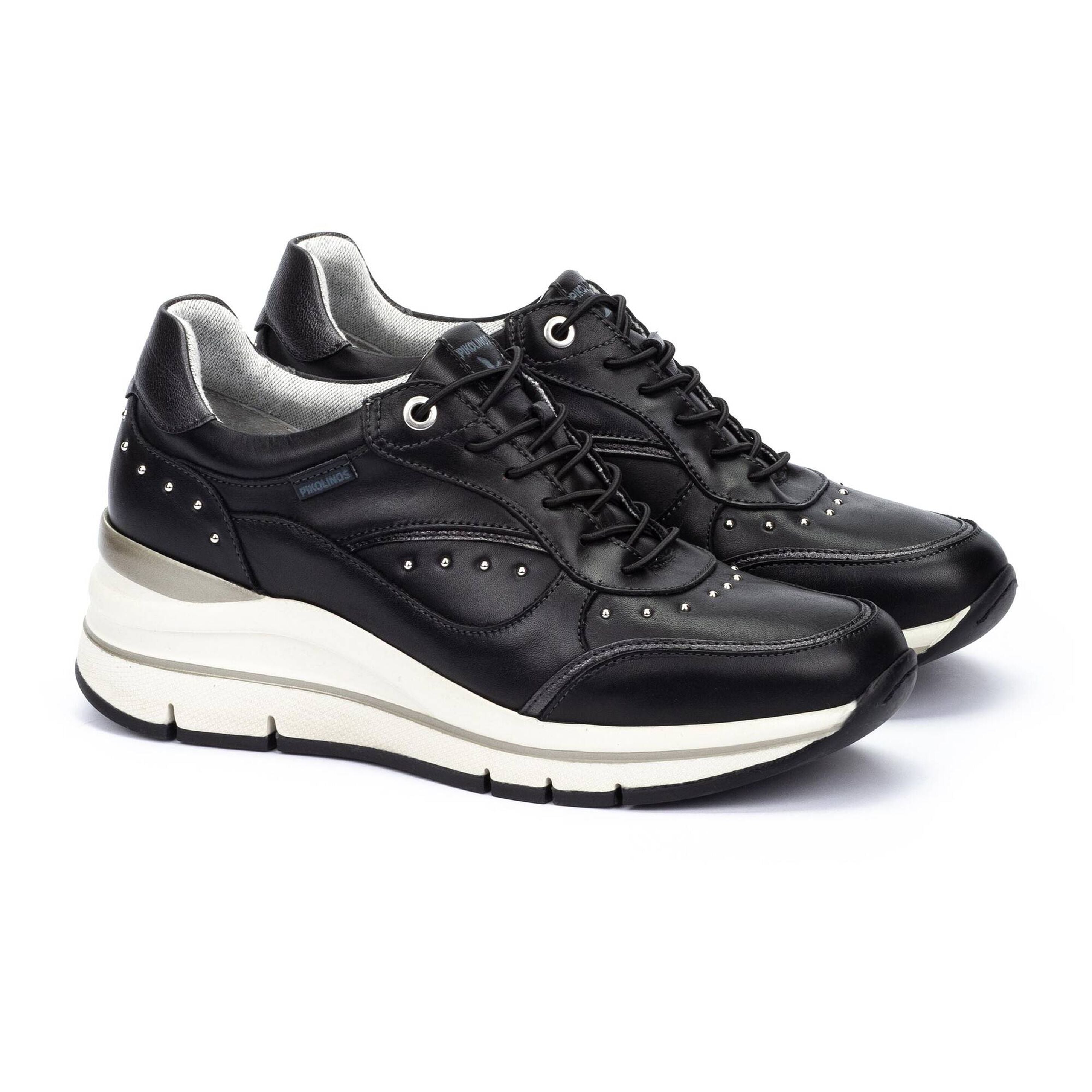 Sneaker à lacets pour femme 'Girona' - Noir