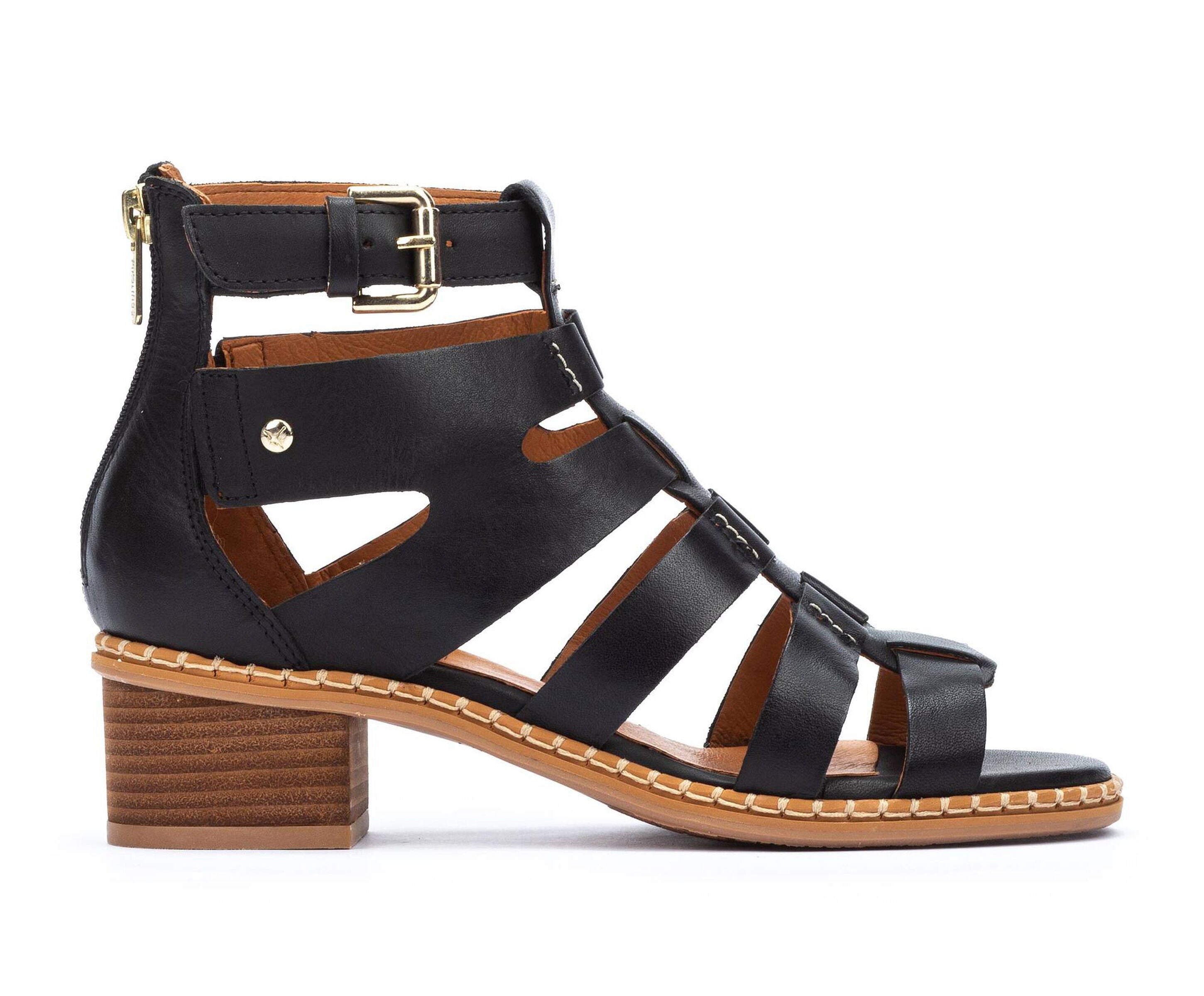 Damessandaal 'Blanes' - zwart