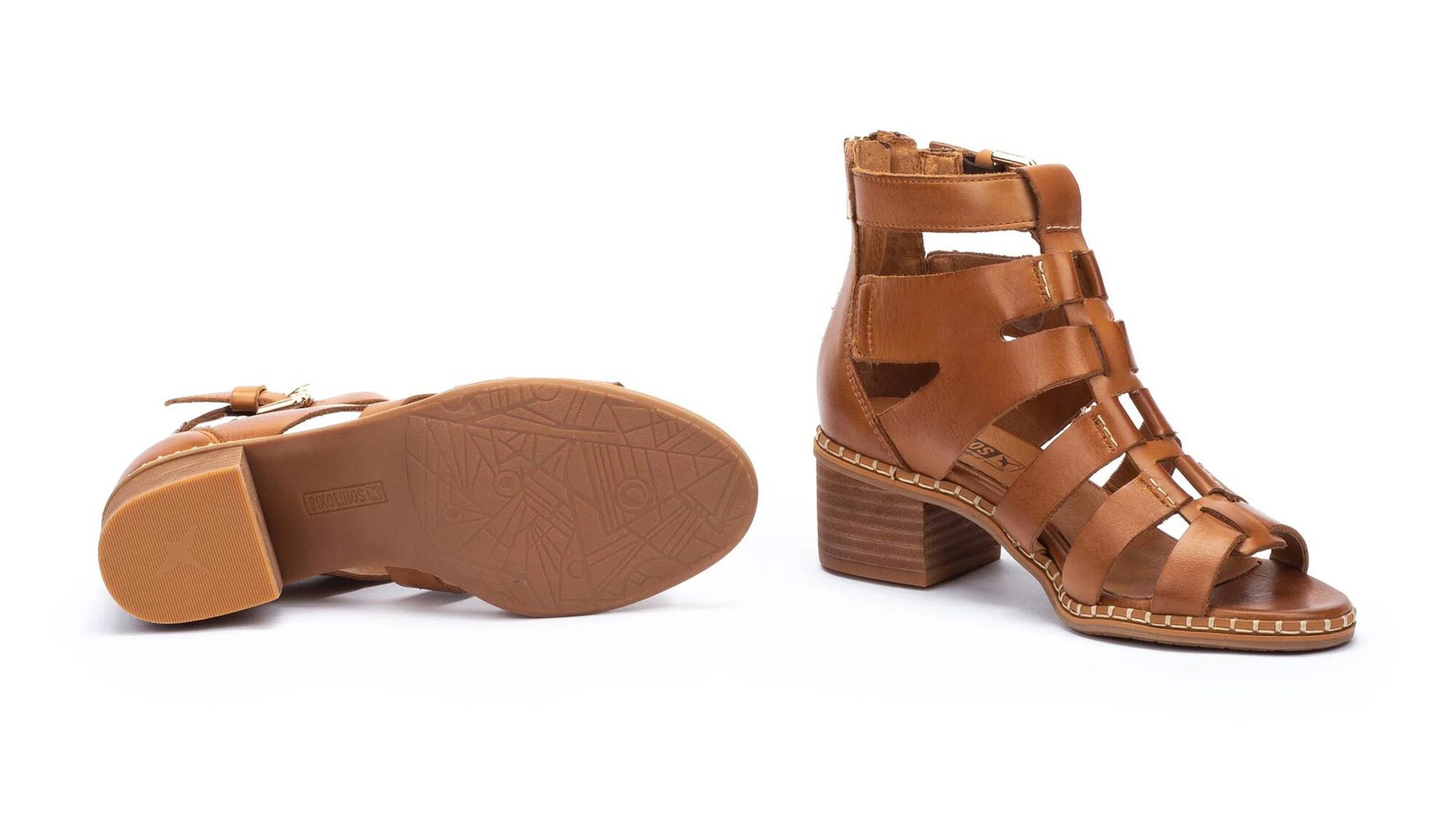 Damensandale 'Blanes' - braun