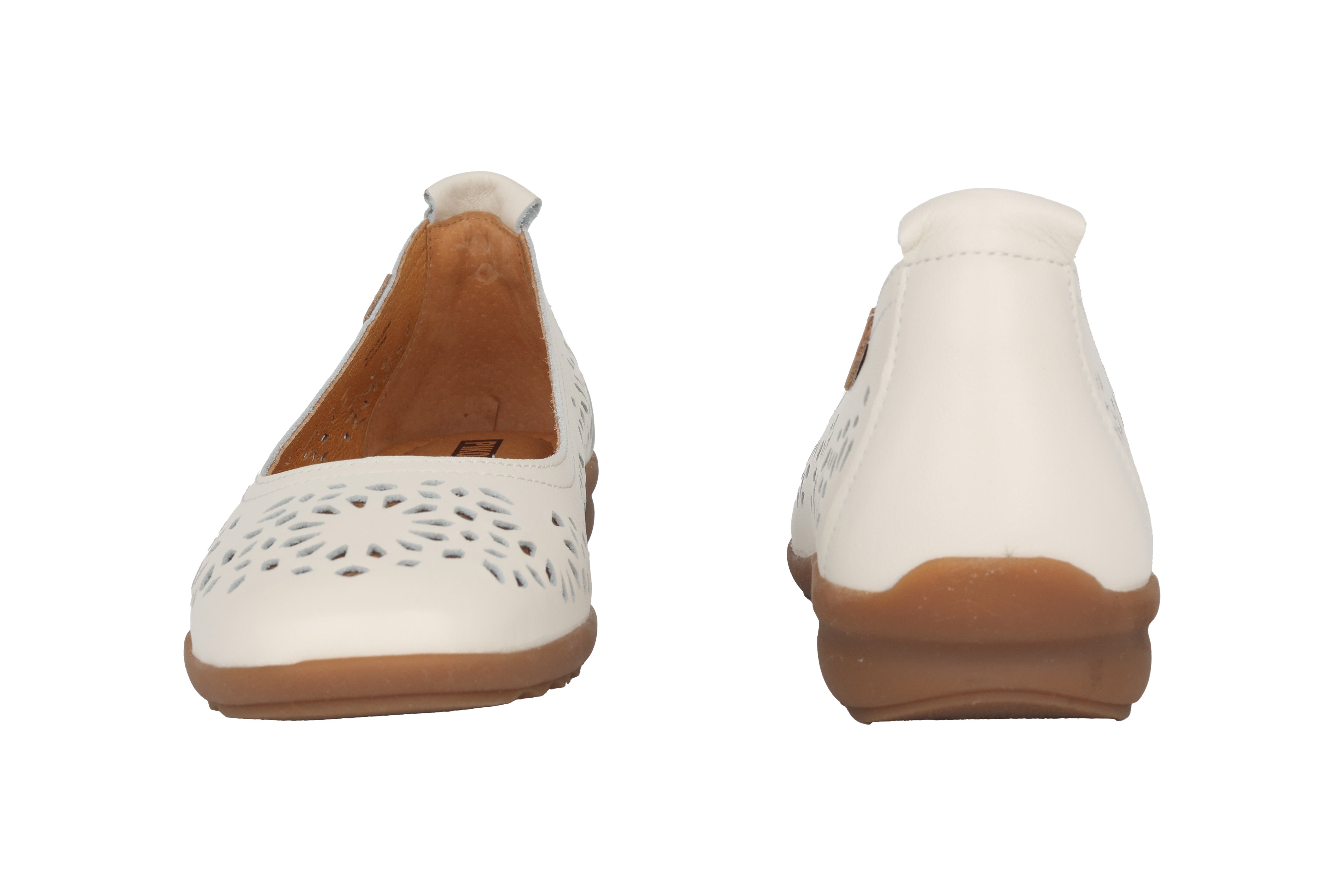 Damenballerina 'Alcoi' - gebrochenes Weiß