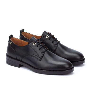 'Puertollano' women's lace - up derby shoe - black - Chaplinshoes'Puertollano' women's lace - up derby shoe - blackPikolinos