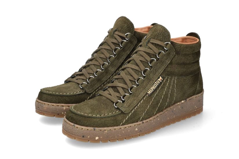 'Rainbow Mid' men's mephisto originals boot - green - Chaplinshoes'Rainbow Mid' men's mephisto originals boot - greenMephisto