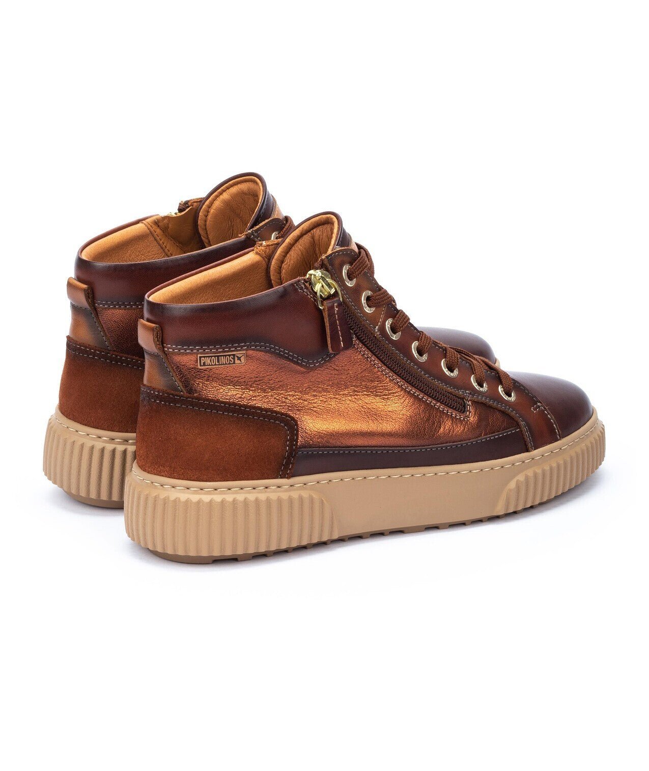 'Riells' dames sneakerlaars - Donkerbruin - Chaplinshoes'Riells' dames sneakerlaars - DonkerbruinPikolinos