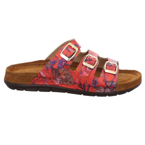 'Rodigo - D' women's sandal - Red flower - Chaplinshoes'Rodigo - D' women's sandal - Red flowerRohde