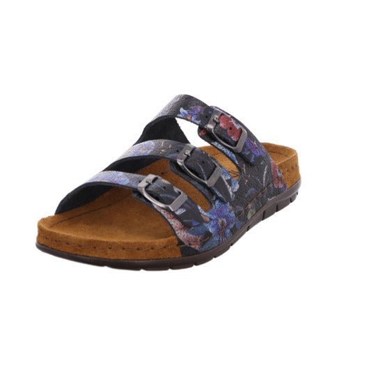 'Rodigo - D' women's slide sandal - blue mix - Chaplinshoes'Rodigo - D' women's slide sandal - blue mixRohde