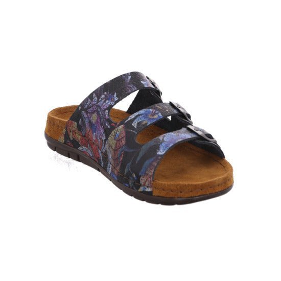 'Rodigo - D' women's slide sandal - blue mix - Chaplinshoes'Rodigo - D' women's slide sandal - blue mixRohde