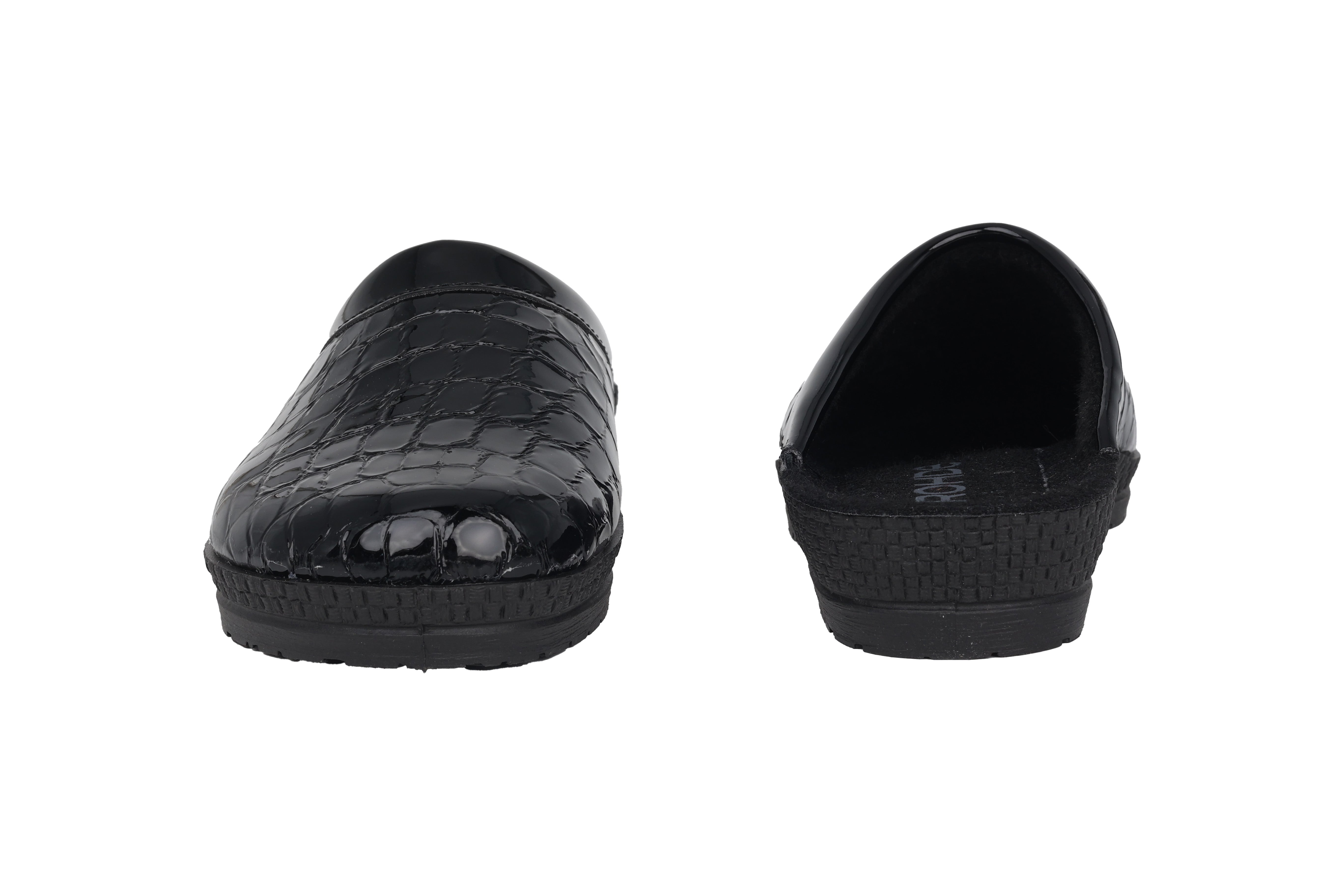 'Neustadt-D' women's indoor home slipper - black