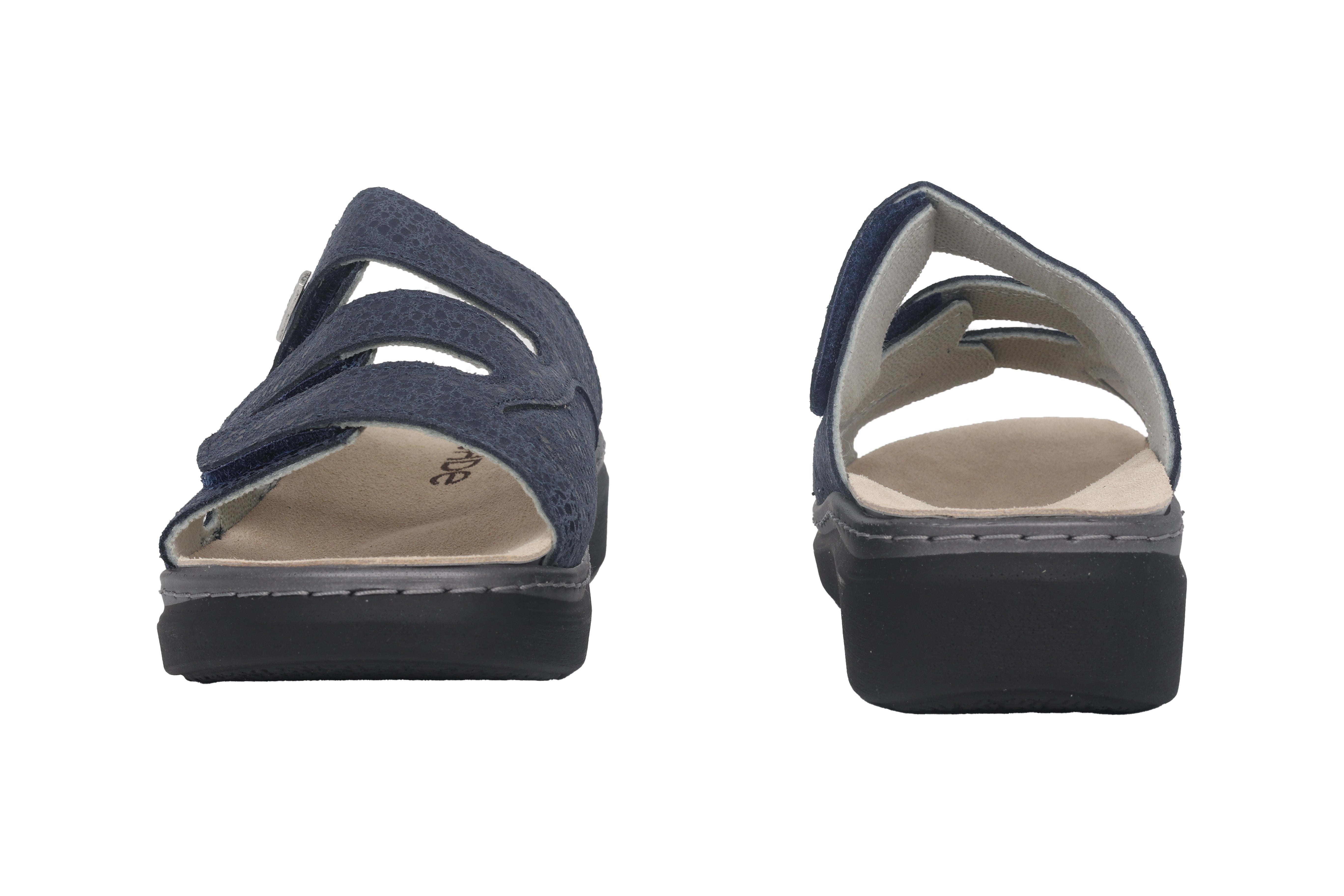 Damessandalen 'Abano' met bandjes - blauw