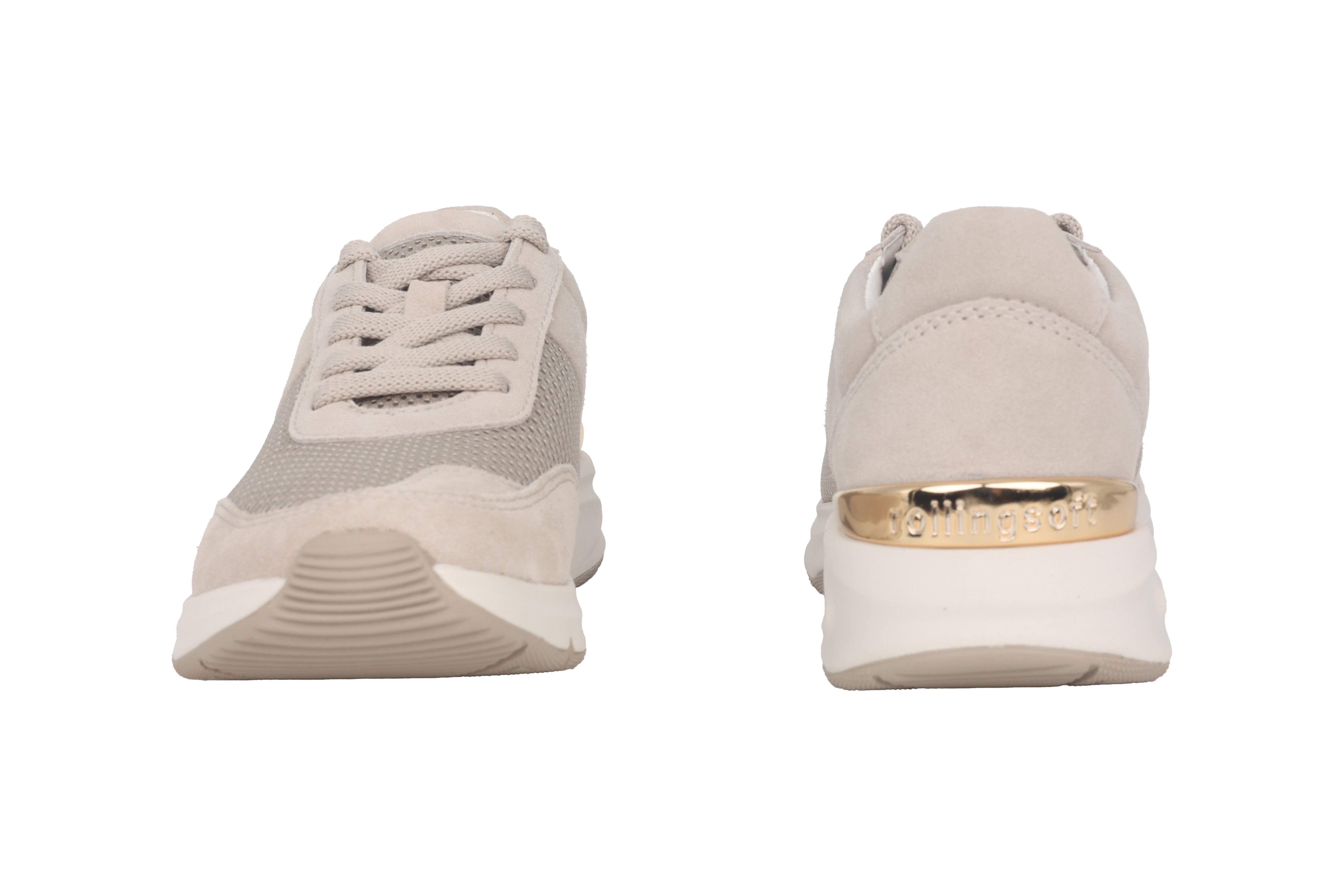 '66.897.33' women's walking rolling sneaker - beige