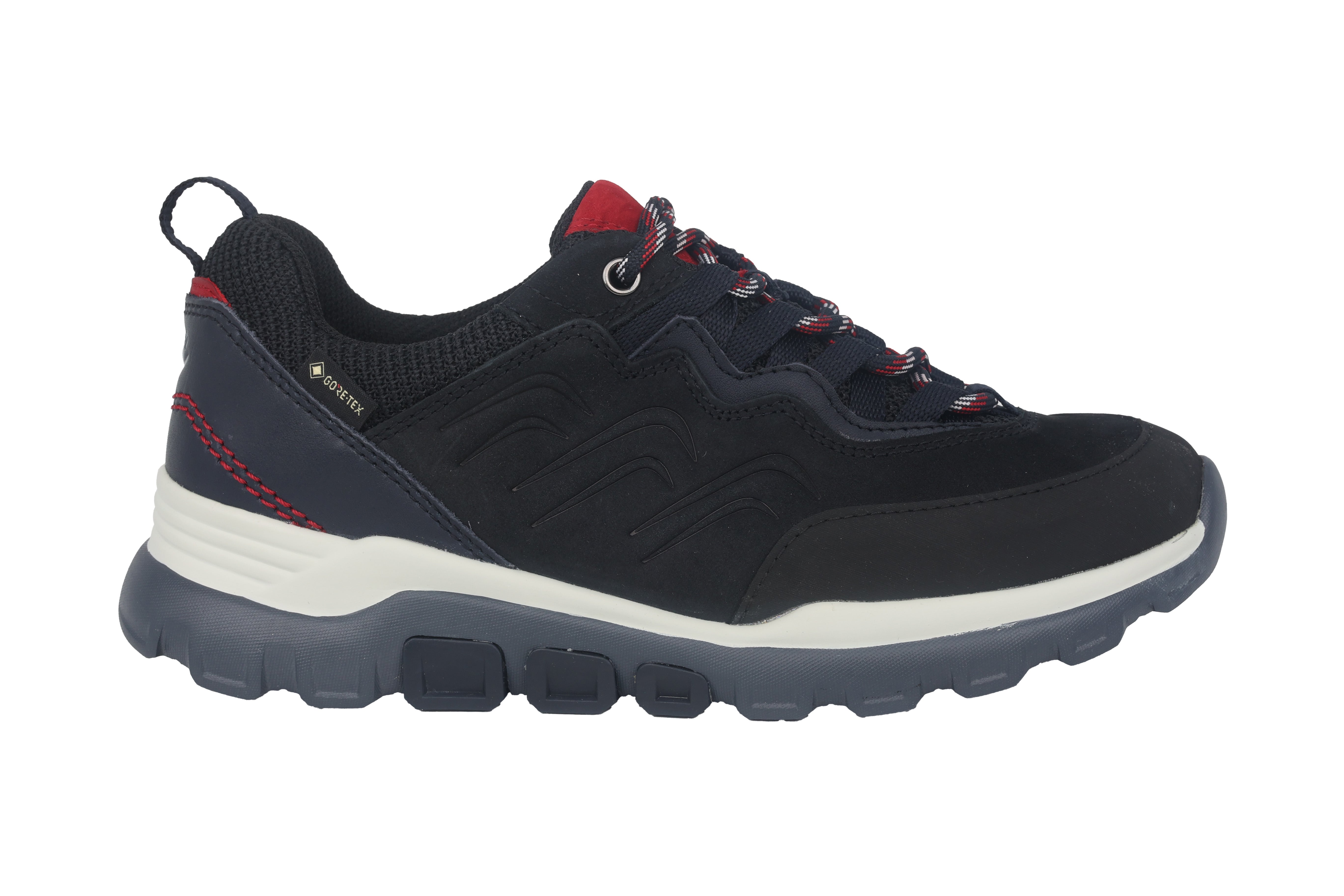 Waterdichte, oprolbare veterschoenen voor dames '96.927.46' - Blauw