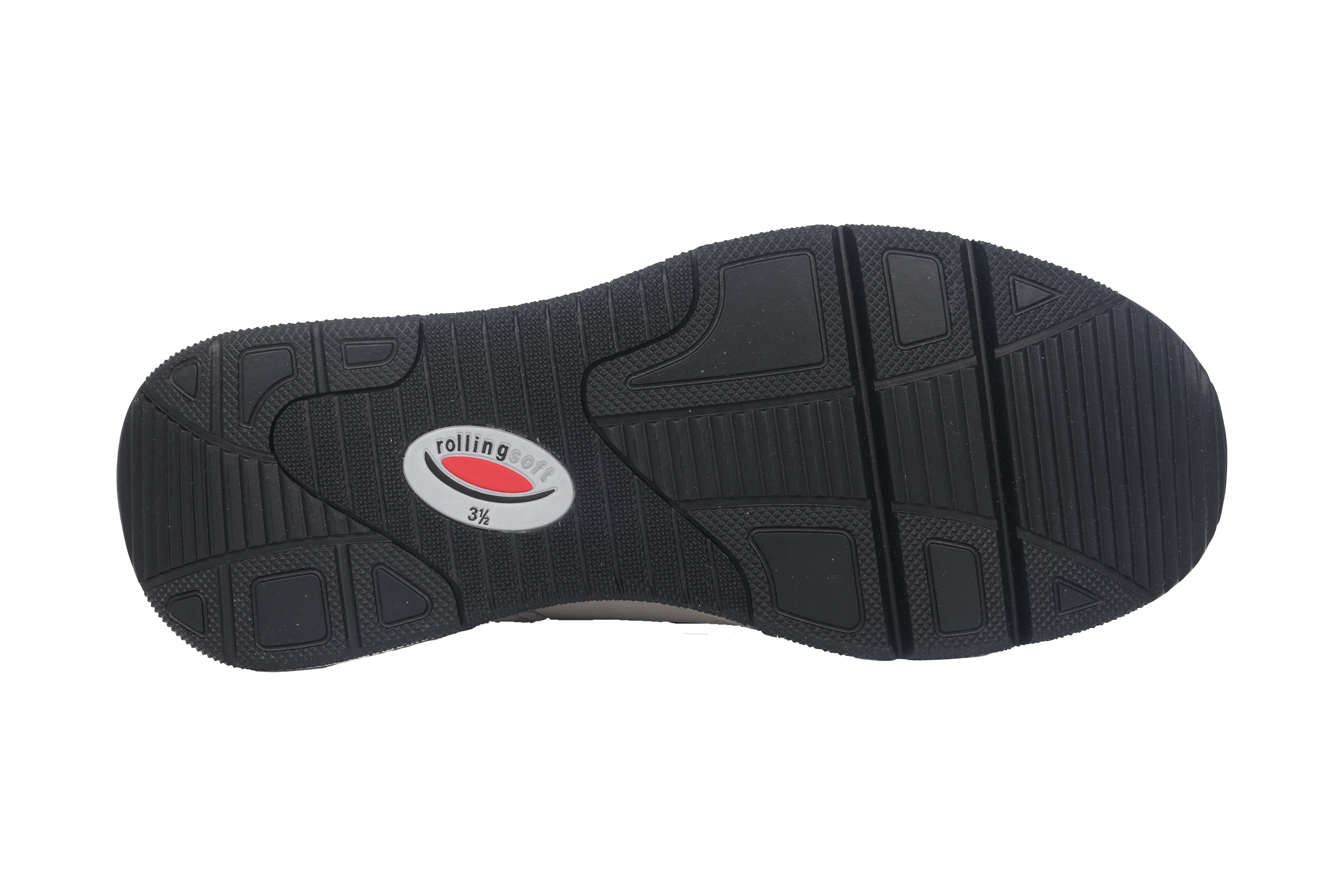 '26.895.40' lopende hardloopsneaker voor dames - grijsbeige