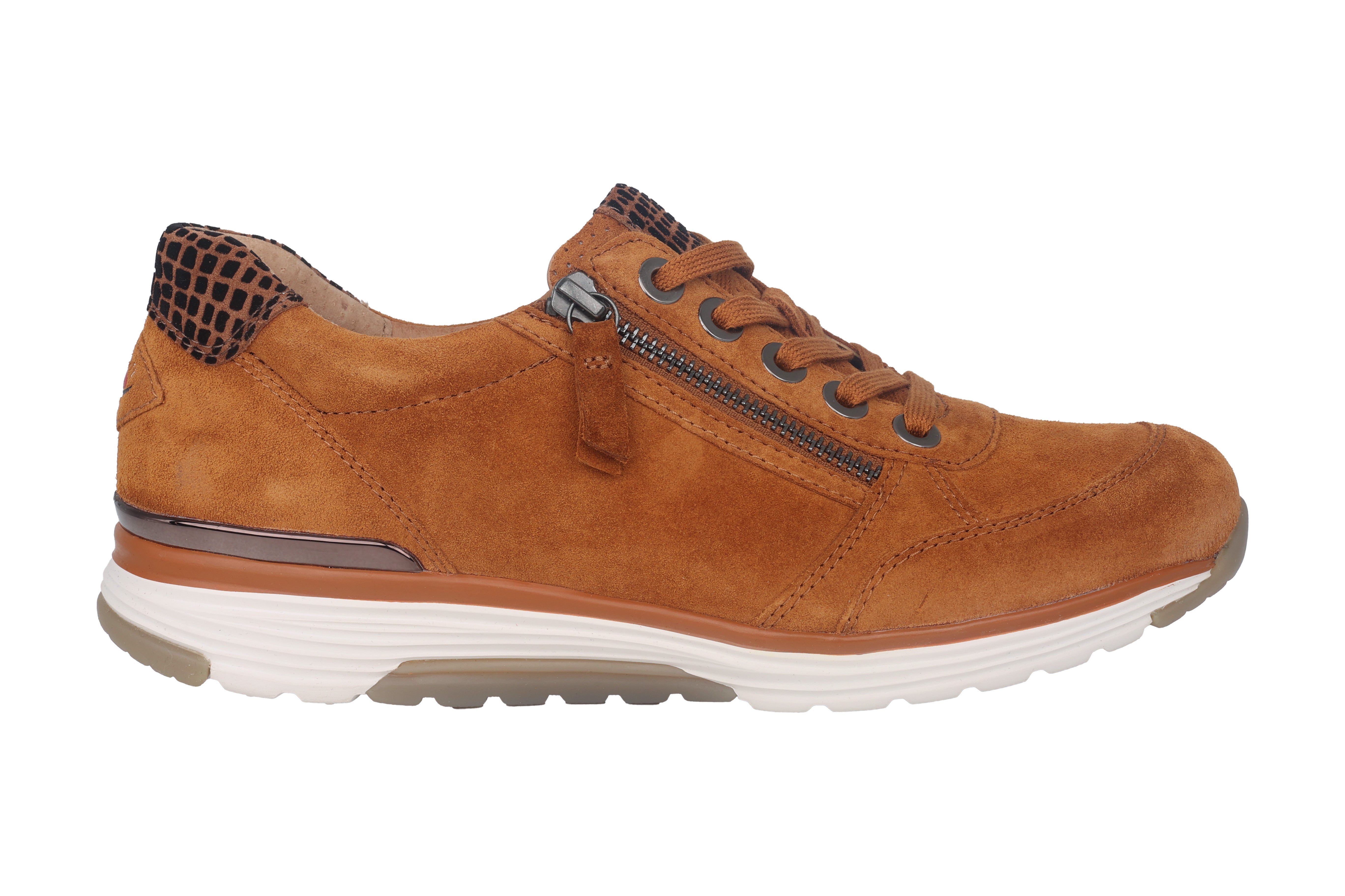 '76.973.01' gå-løbende rullesneaker til kvinder - Brun