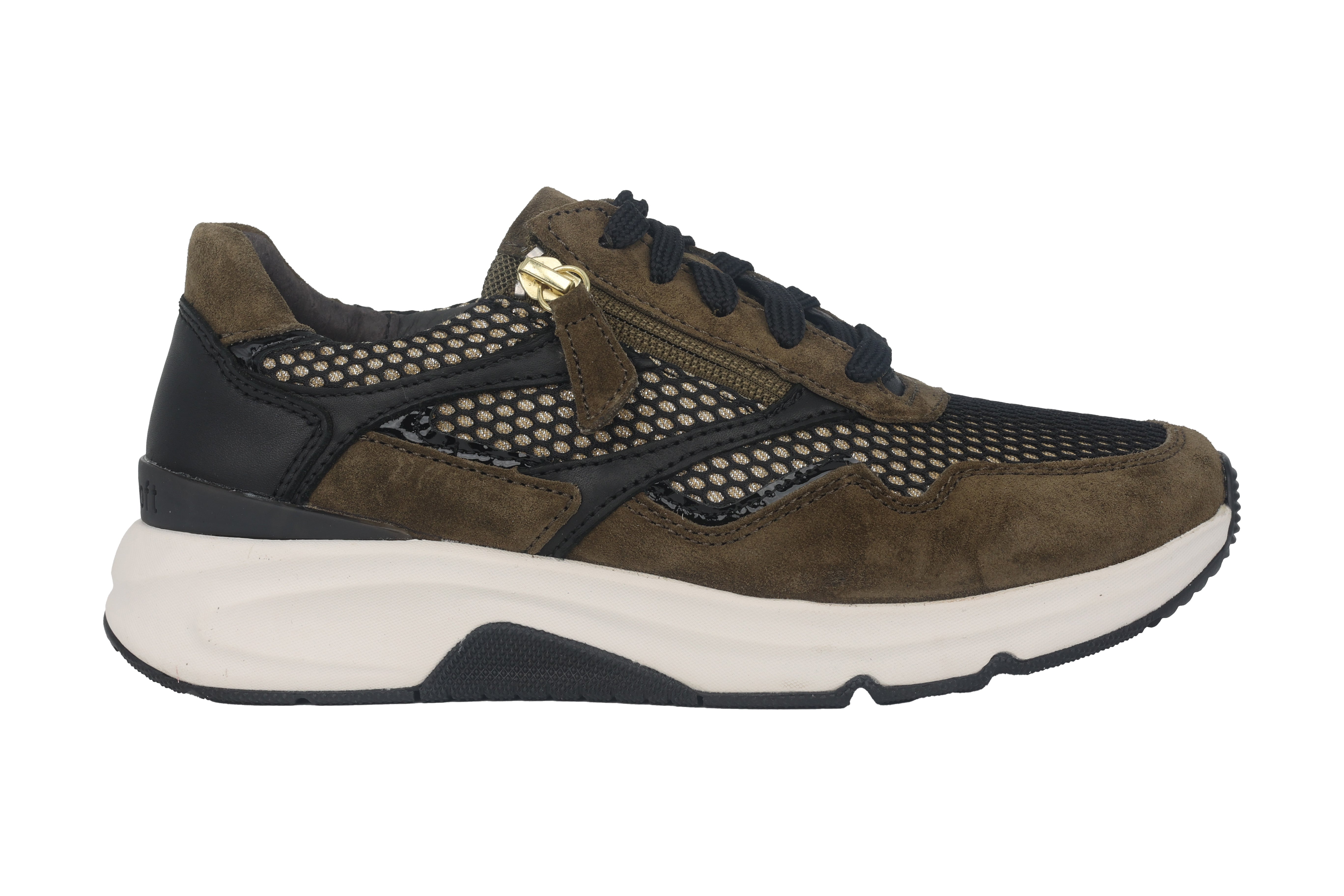 Rollschuh-Schnürsneaker „96.896.44“ für Damen – Grün