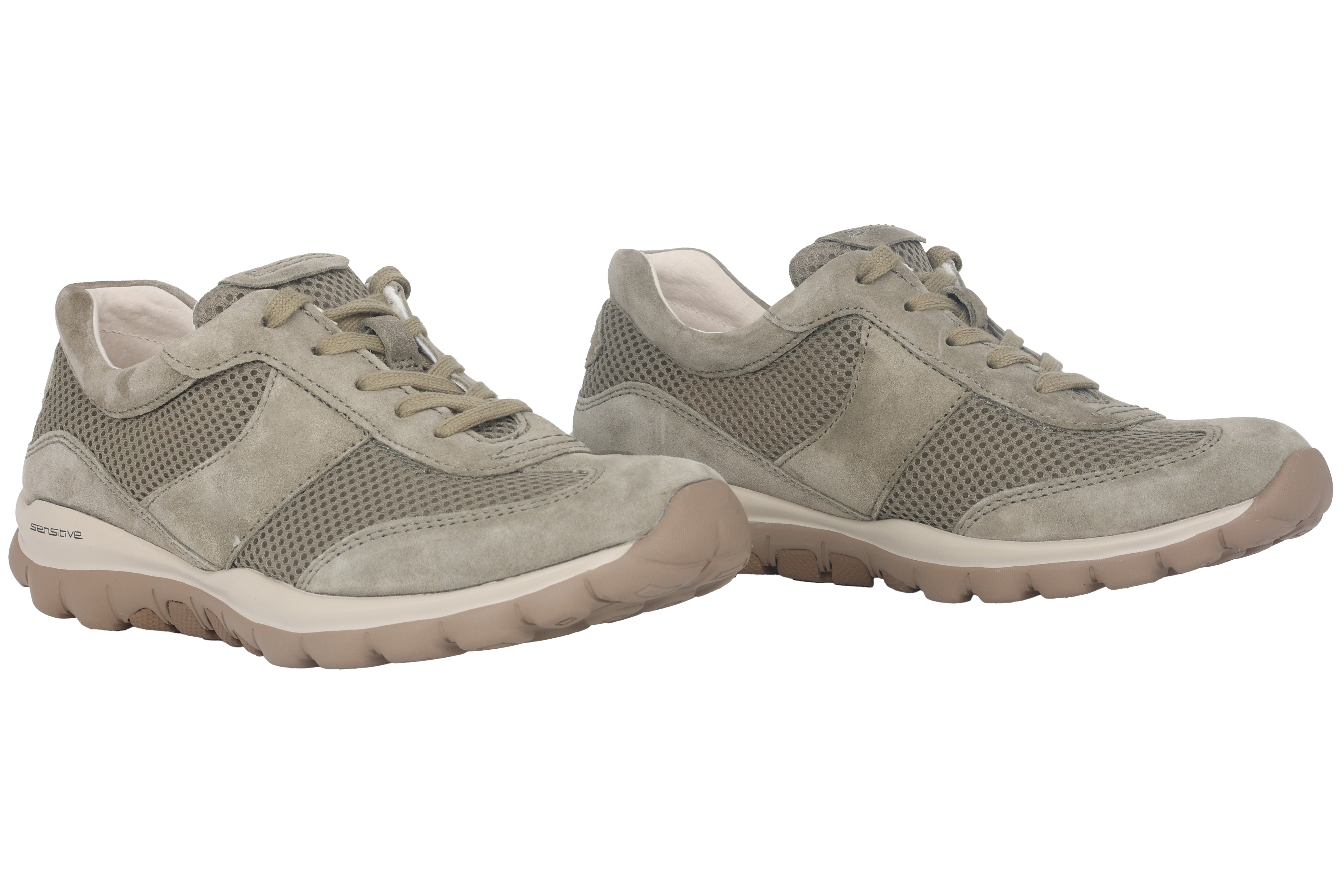 Scarpe da passeggio traforate da donna '86.966.34' - verde