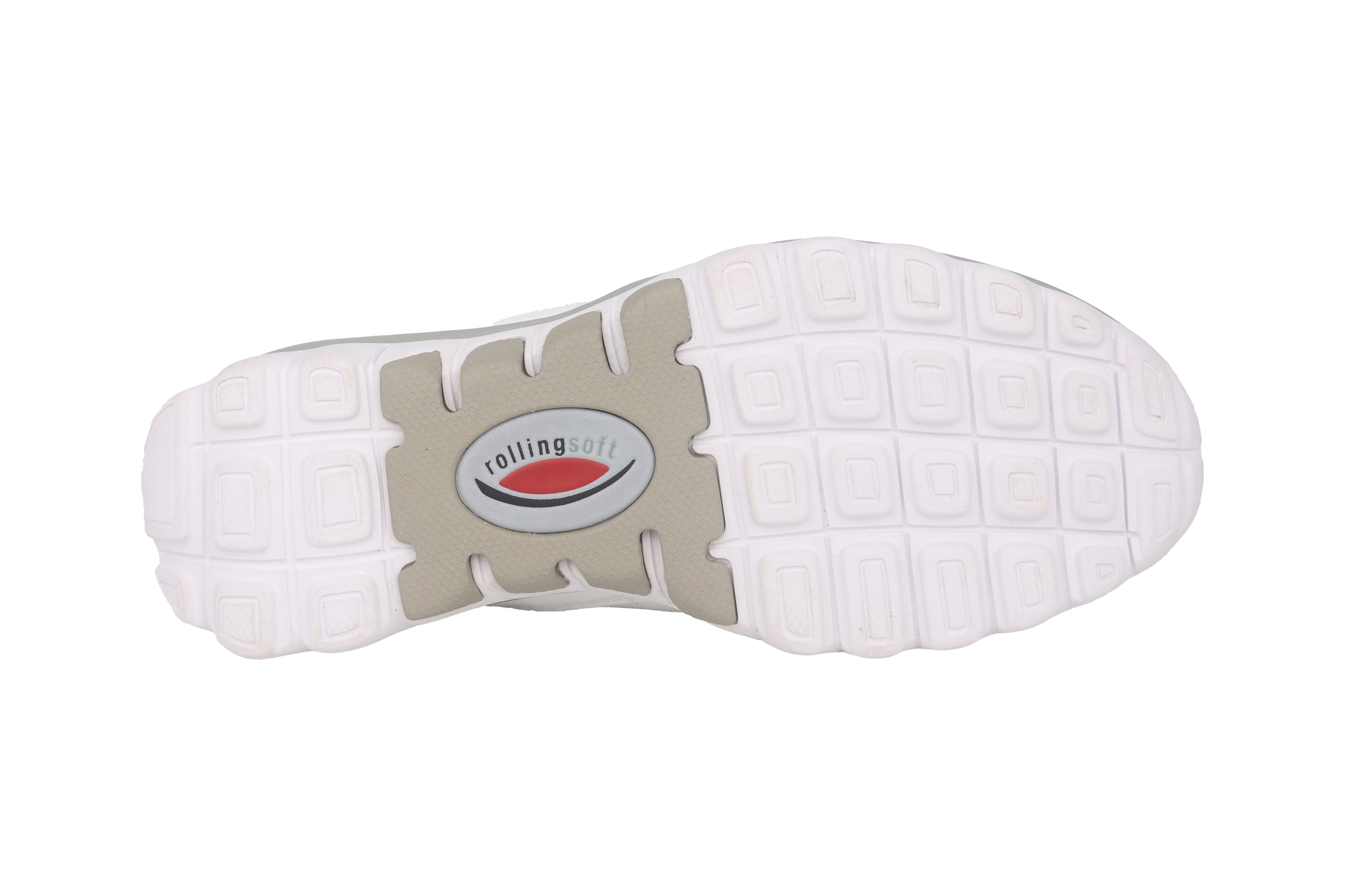 '66.966.50' sneaker de marche à roulettes perforées pour femme - blanc