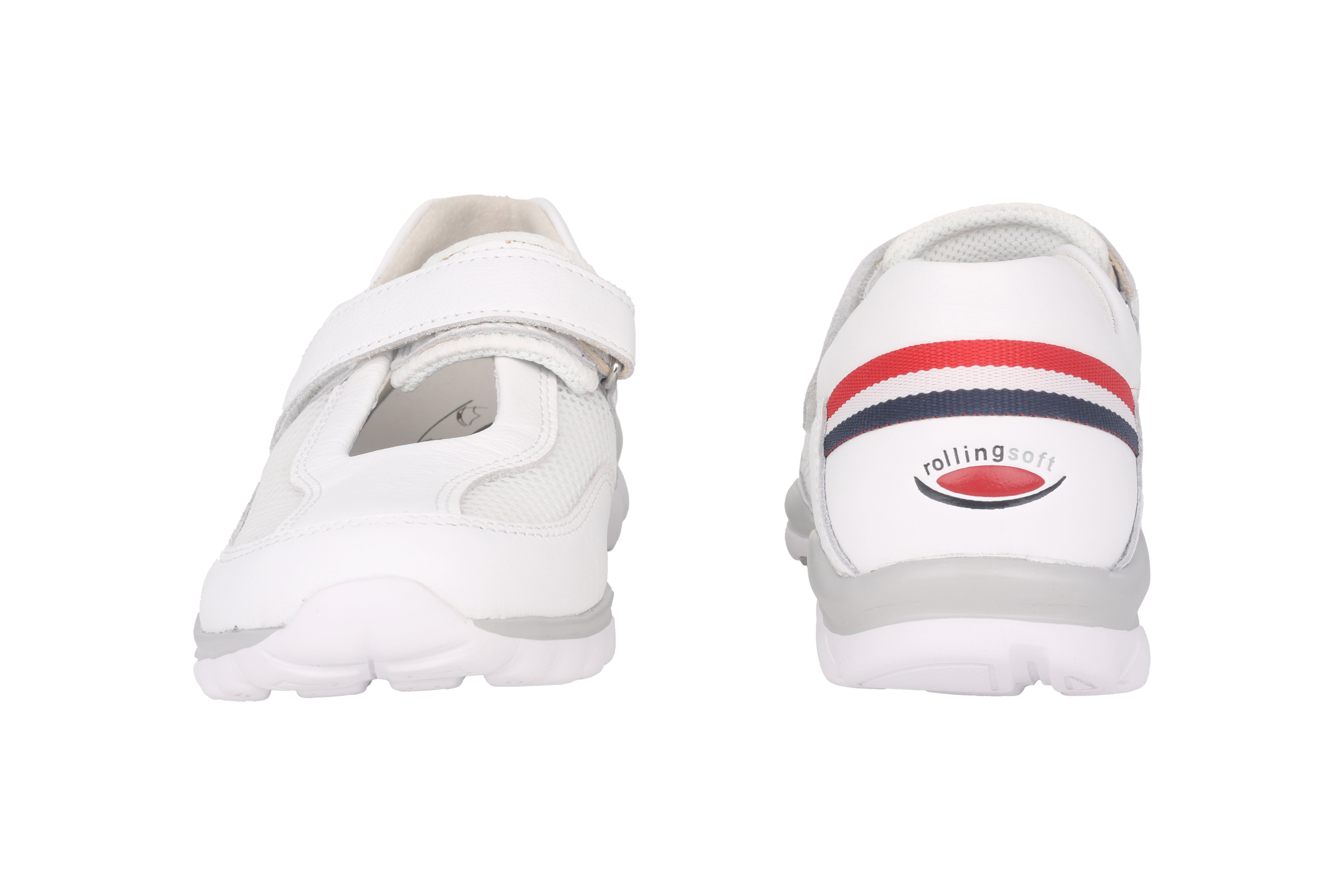 '26.962.50' women's walking rolling strap shoe - white