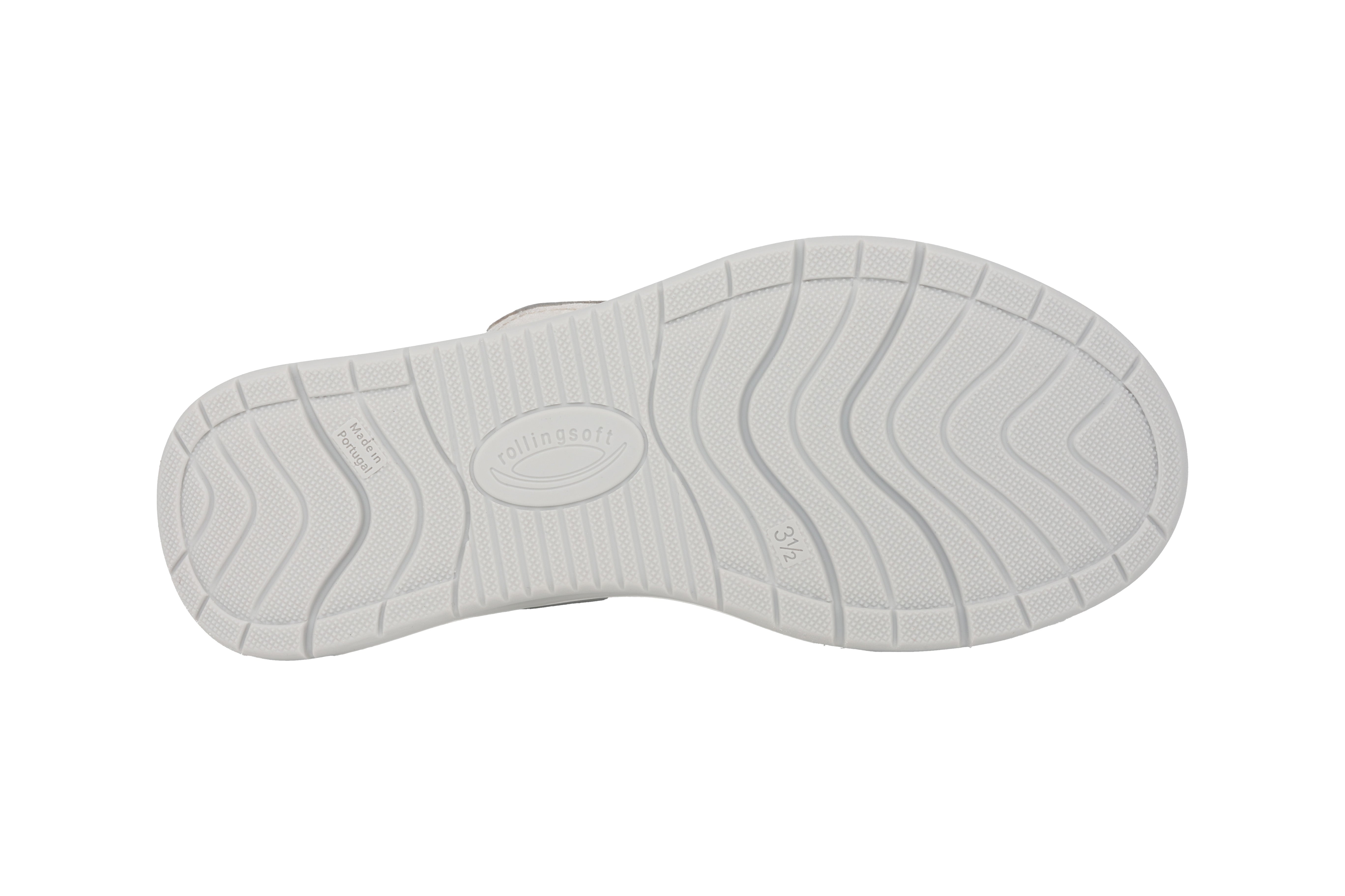 Damskie sandały chodzące na kółkach '66.882.51' - białe