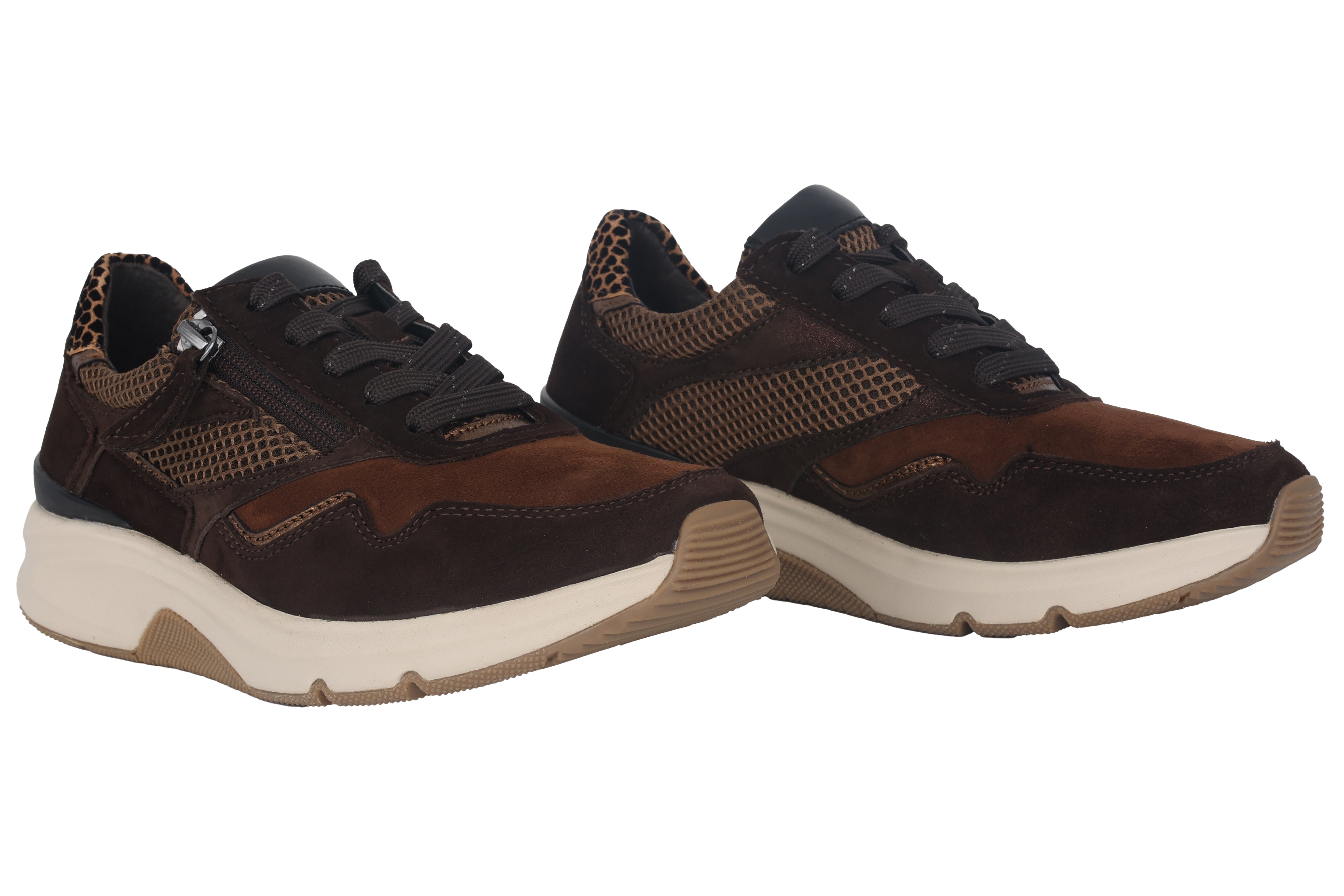 '56.896.41' zapatilla deportiva con ruedas para mujer - marrón