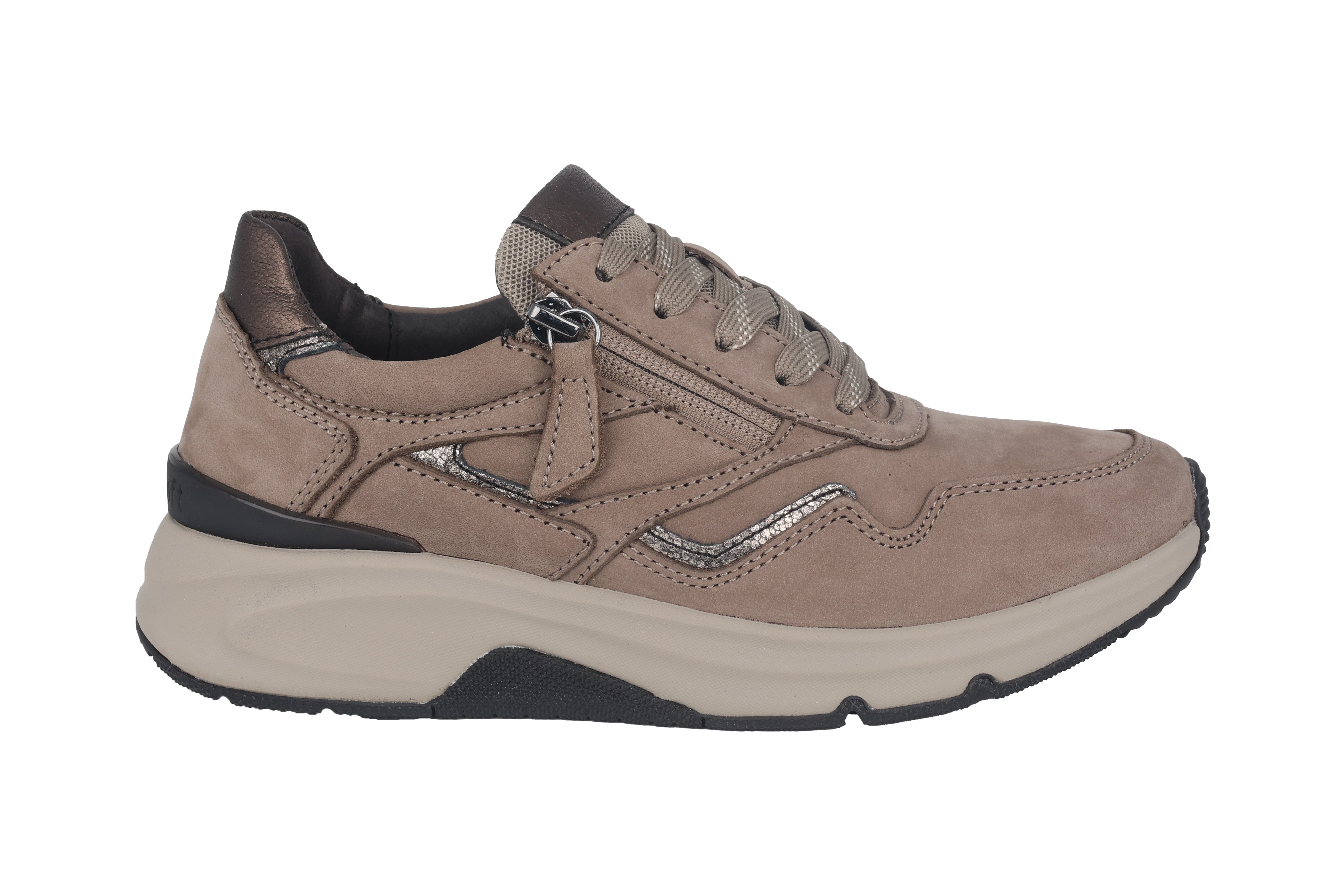 '56.896.42' zapatilla deportiva con ruedas para mujer - beige