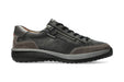 Herensneaker met veters 'Sacco' en rits - Grijs - ChaplinshoesVeter-sneaker voor heren 'Sacco' met rits - GrijsMephisto