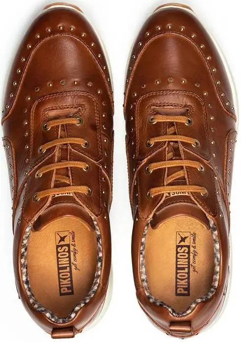 Damessneaker 'Sella' - Bruine cuero - Chaplinshoes'Sella' damessneaker - Bruine cueroPikolinos