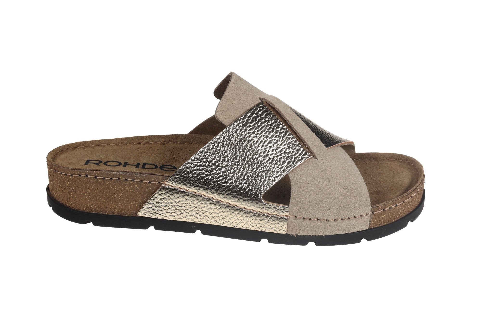 Damesslipper 'Soave' - goud - ChaplinshoesDamessandaal 'Soave' - goudRohde