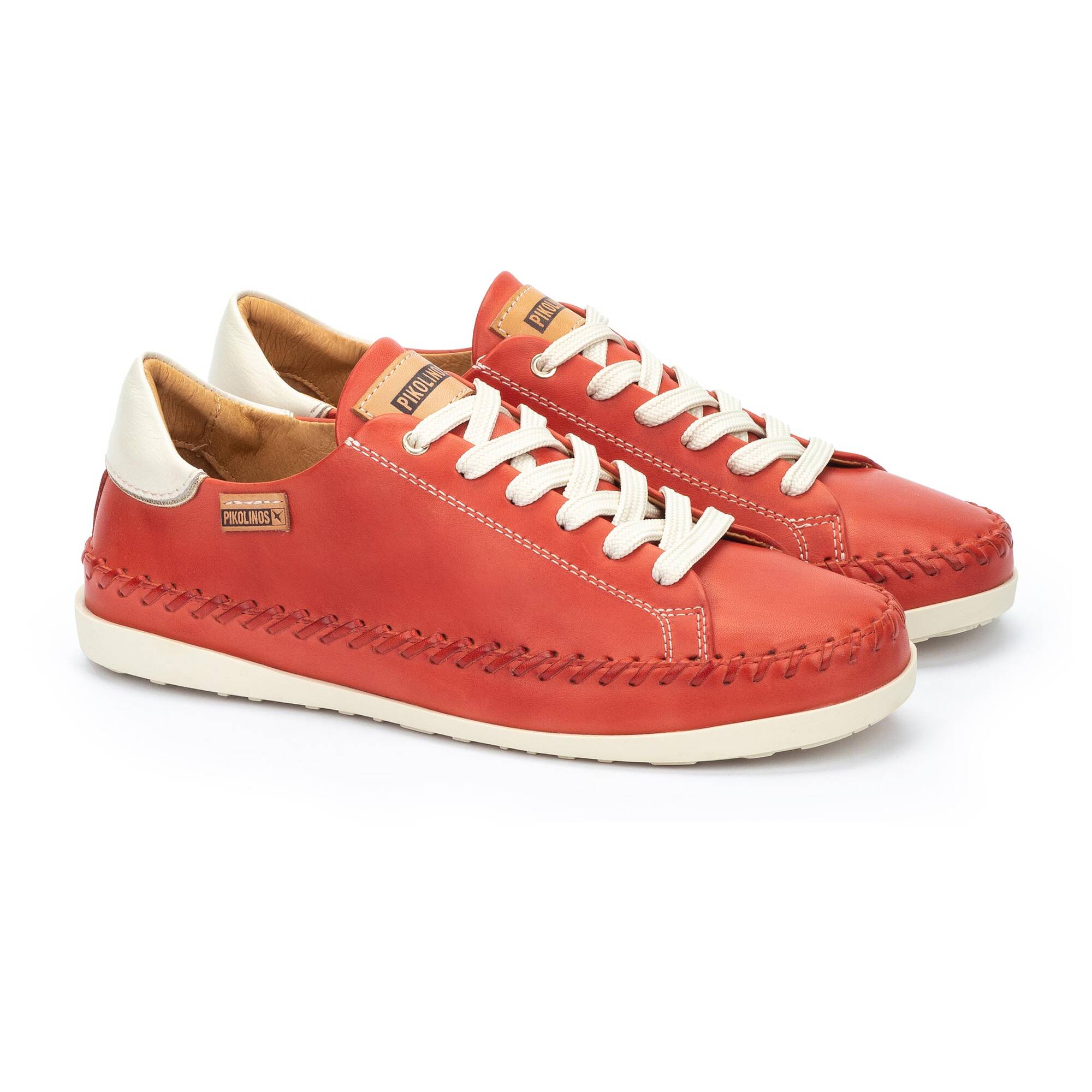 Damessneaker 'Soller' - rood - ChaplinshoesDamessneaker 'Soller' - roodPikolinos