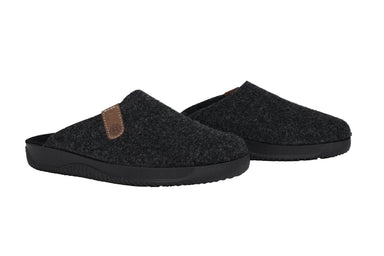 'Soltau - H' herenslipper met brede pasvorm (H) - Grijs - Chaplinshoes'Soltau - H' herenslipper met brede pasvorm (H) - GrijsRohde