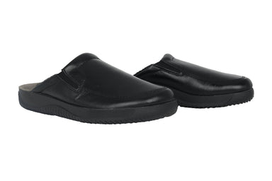 'Soltau - H' herenslippers met brede pasvorm (H) - Zwart - Chaplinshoes'Soltau - H' herenslippers met brede pasvorm (H) - ZwartRohde