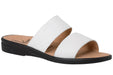 'Sonnica' women's small fit slide sandal - white - Chaplinshoes'Sonnica' women's small fit slide sandal - whiteGanter