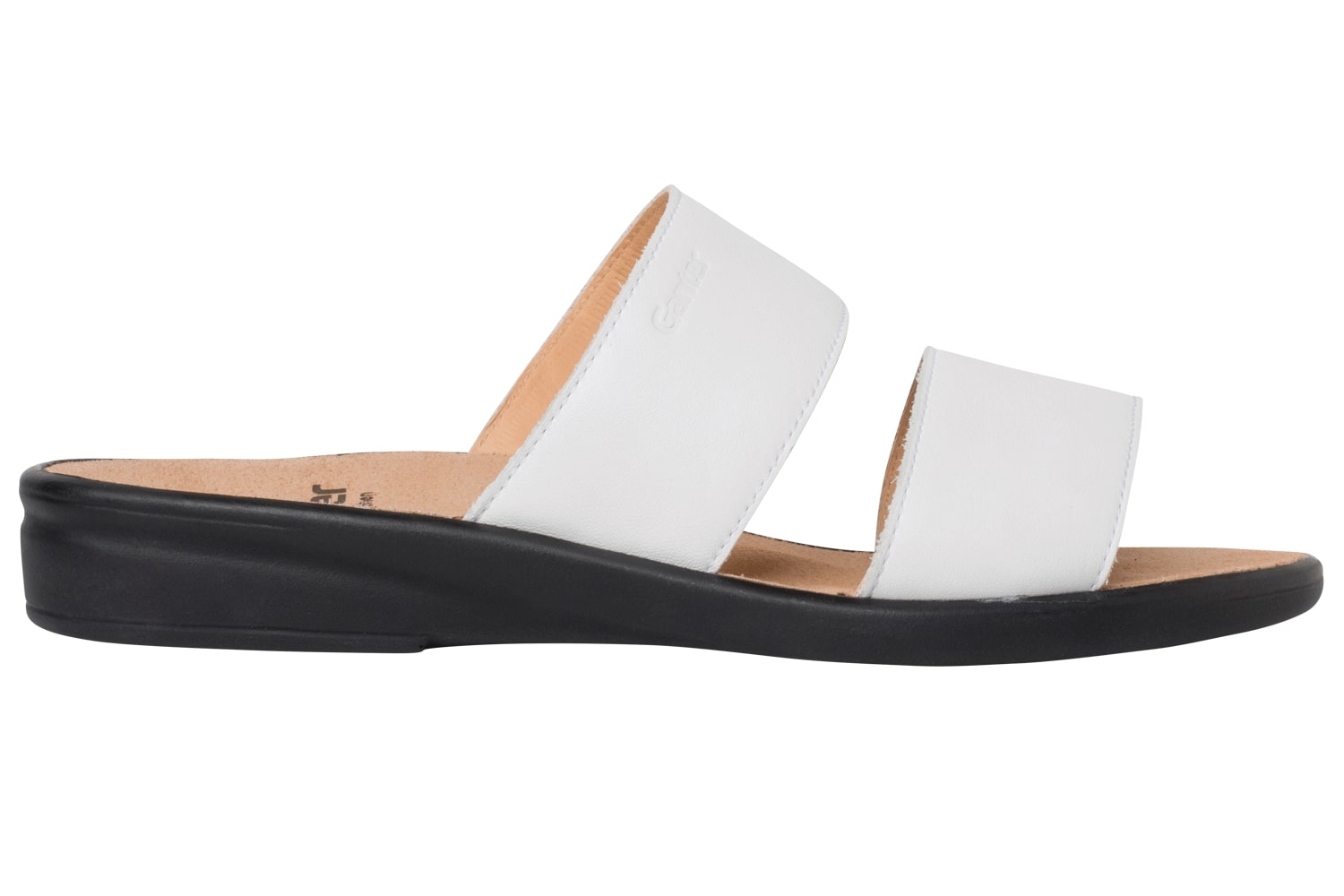 'Sonnica' women's small fit slide sandal - white - Chaplinshoes'Sonnica' women's small fit slide sandal - whiteGanter