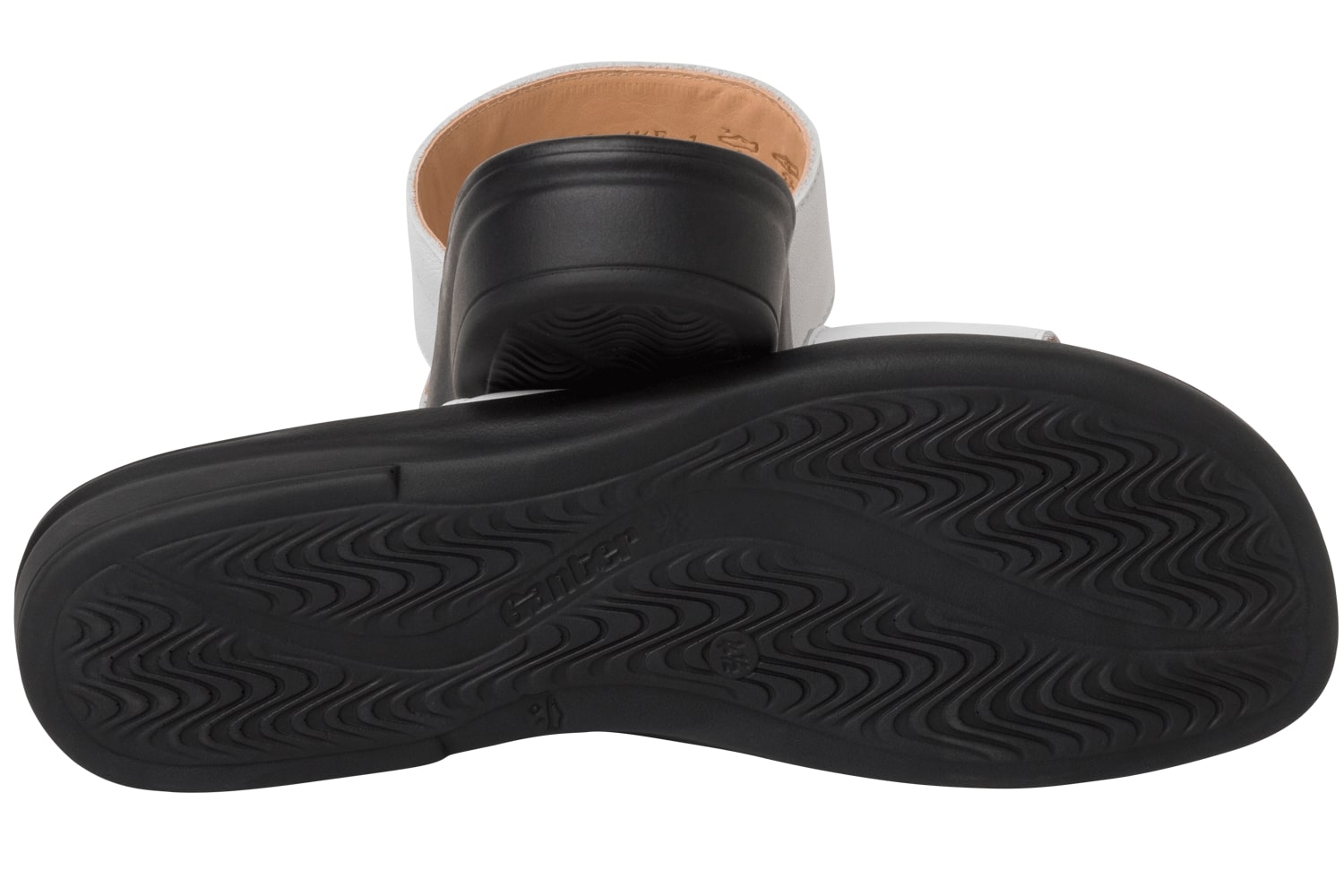 'Sonnica' women's small fit slide sandal - white - Chaplinshoes'Sonnica' women's small fit slide sandal - whiteGanter