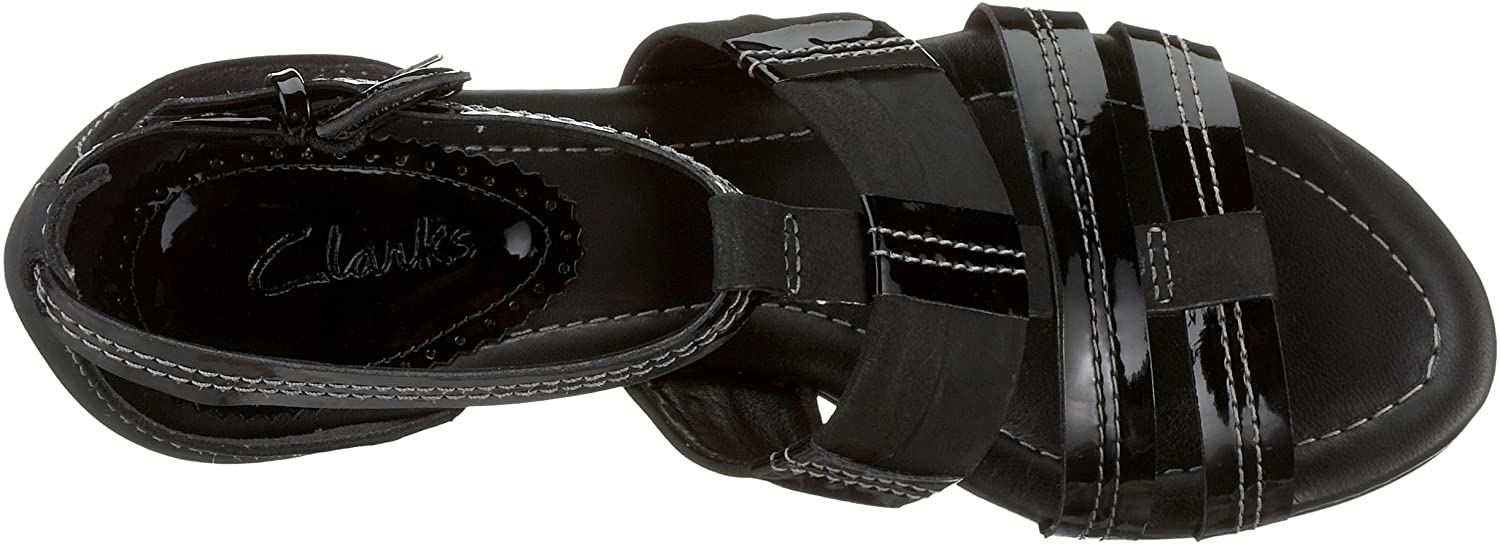 'Sugar Bowl' women's sandal - black patent - Chaplinshoes'Sugar Bowl' women's sandal - black patentClarks
