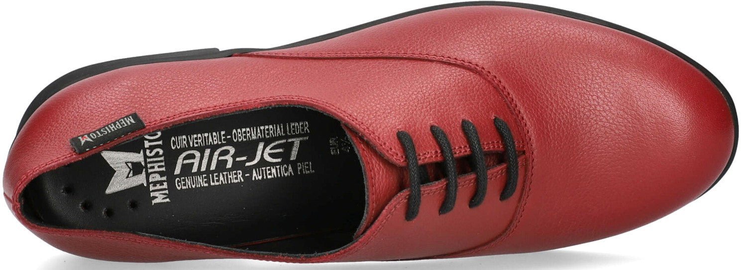'Syla' women's lace - up shoe - Red - Chaplinshoes'Syla' women's lace - up shoe - RedMephisto
