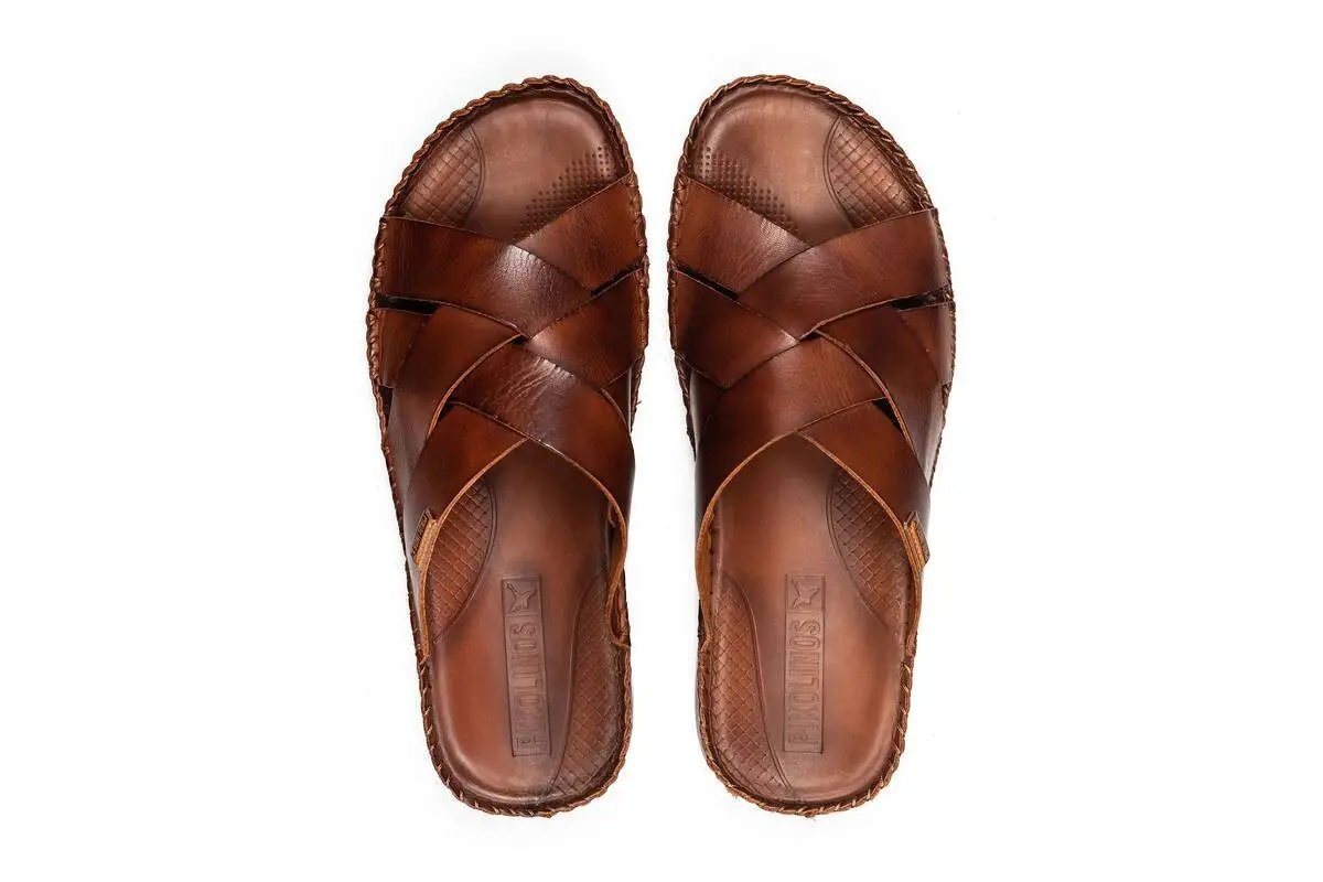 'TARIFA' herenslipper - bruin - Chaplinshoes'TARIFA' herenslipper - bruinPikolinos