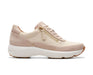 Zapatillas de deporte con cordones para mujer 'Tivoli Zip' - beige - ChaplinshoesZapatillas de mujer con cordones y cremallera 'Tivoli Zip' - beigeClarks
