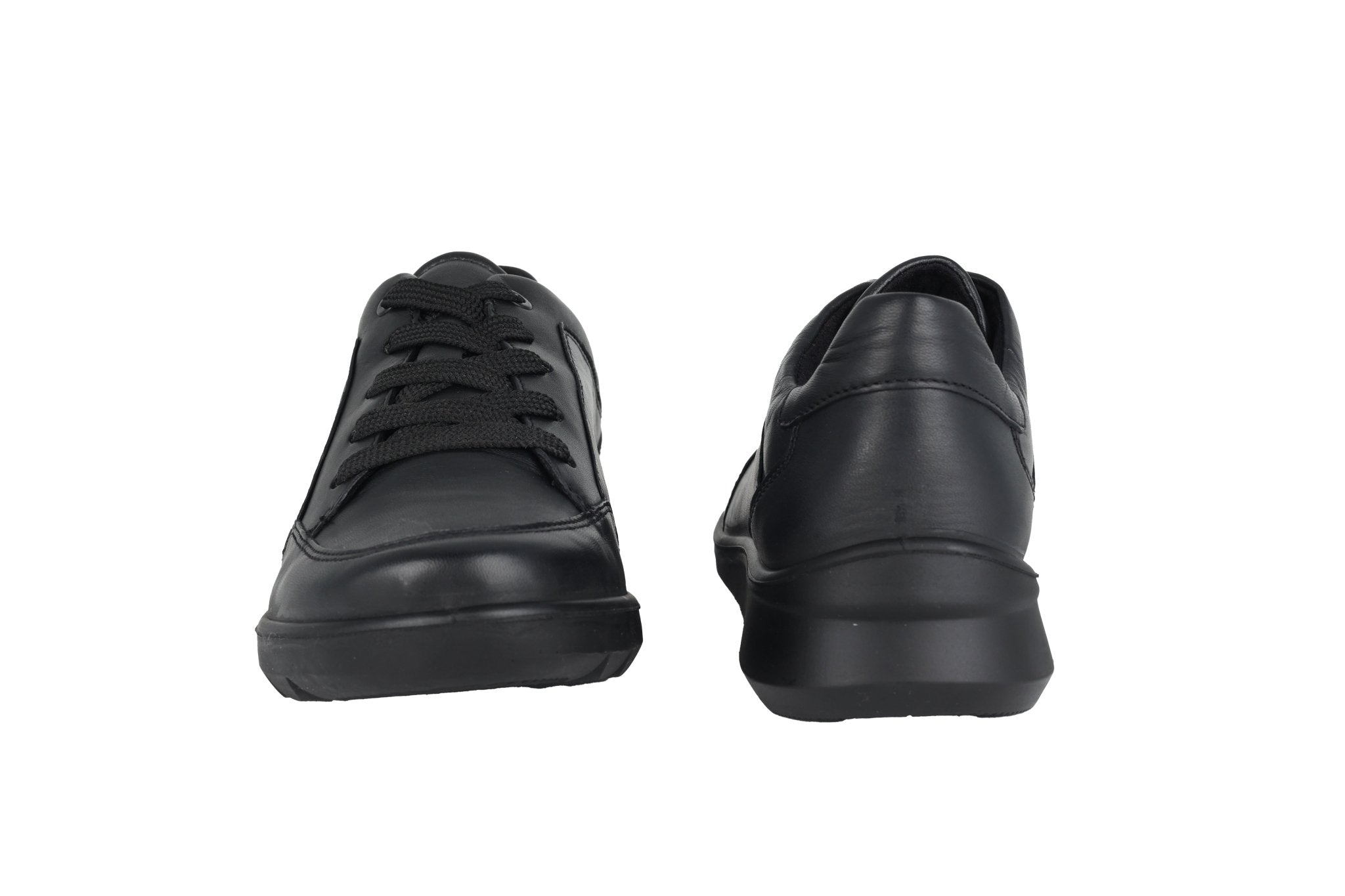 Damskie sznurowane tenisówki o szerokim kroju (H) z ciepłą wyściółką „Toronto” – czarny – ChaplinshoesDamskie sznurowane tenisówki o szerokim kroju (H) z ciepłą wyściółką „Toronto” – blackAra